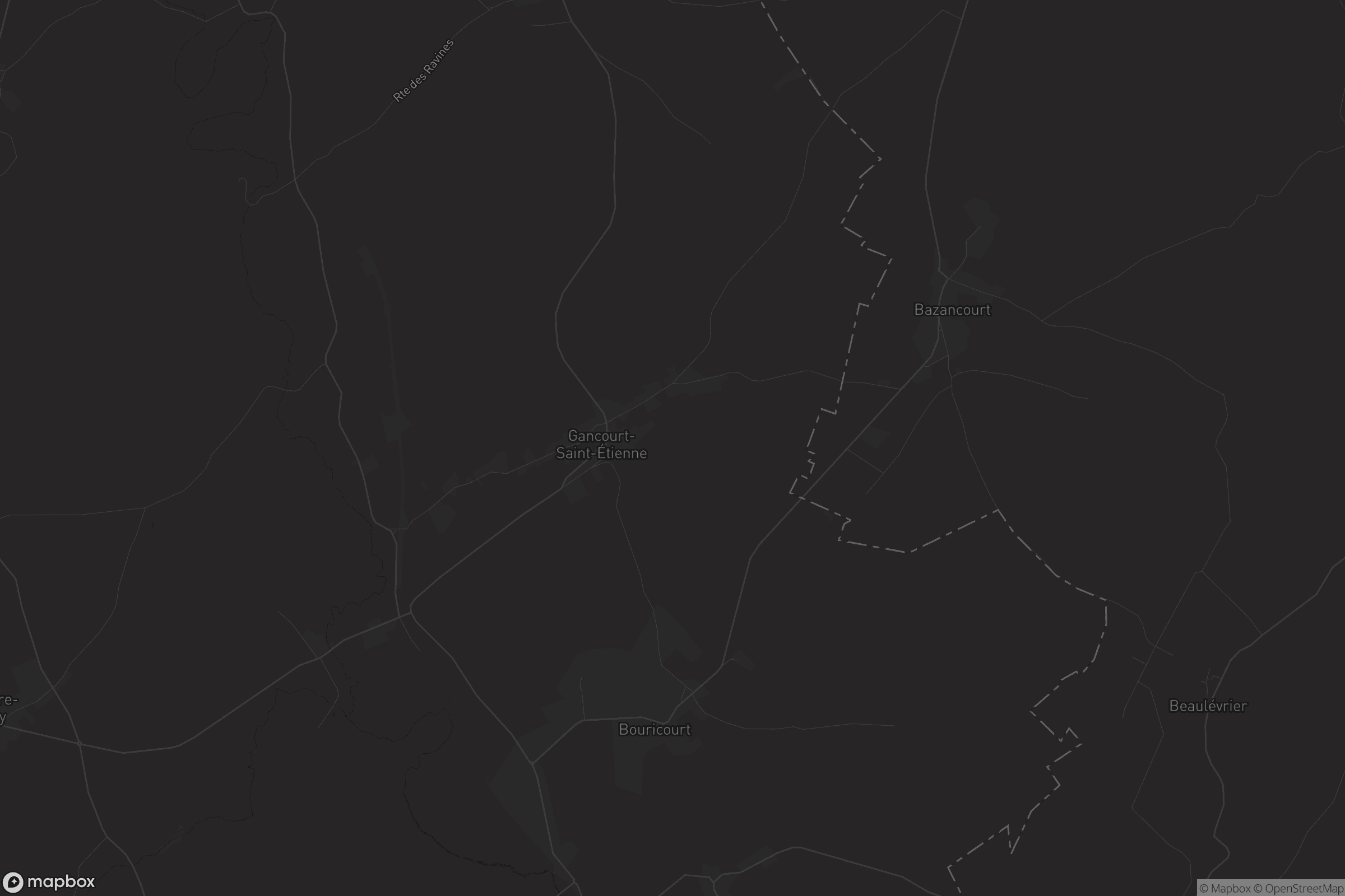 Carte de Gancourt-Saint-Étienne