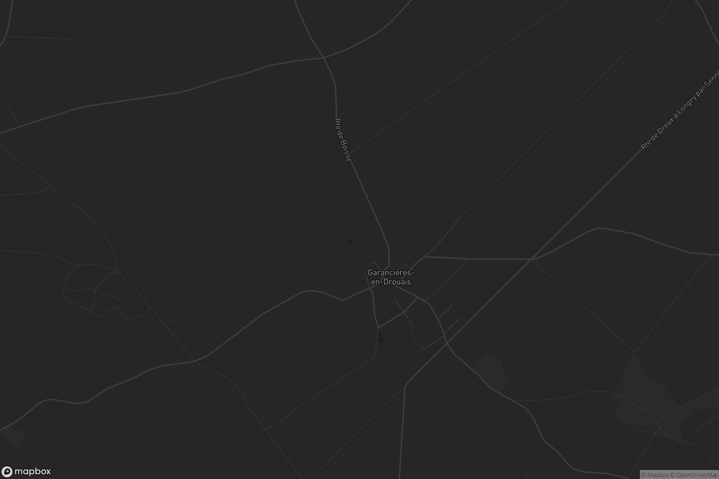 Carte de Garancières-en-Drouais