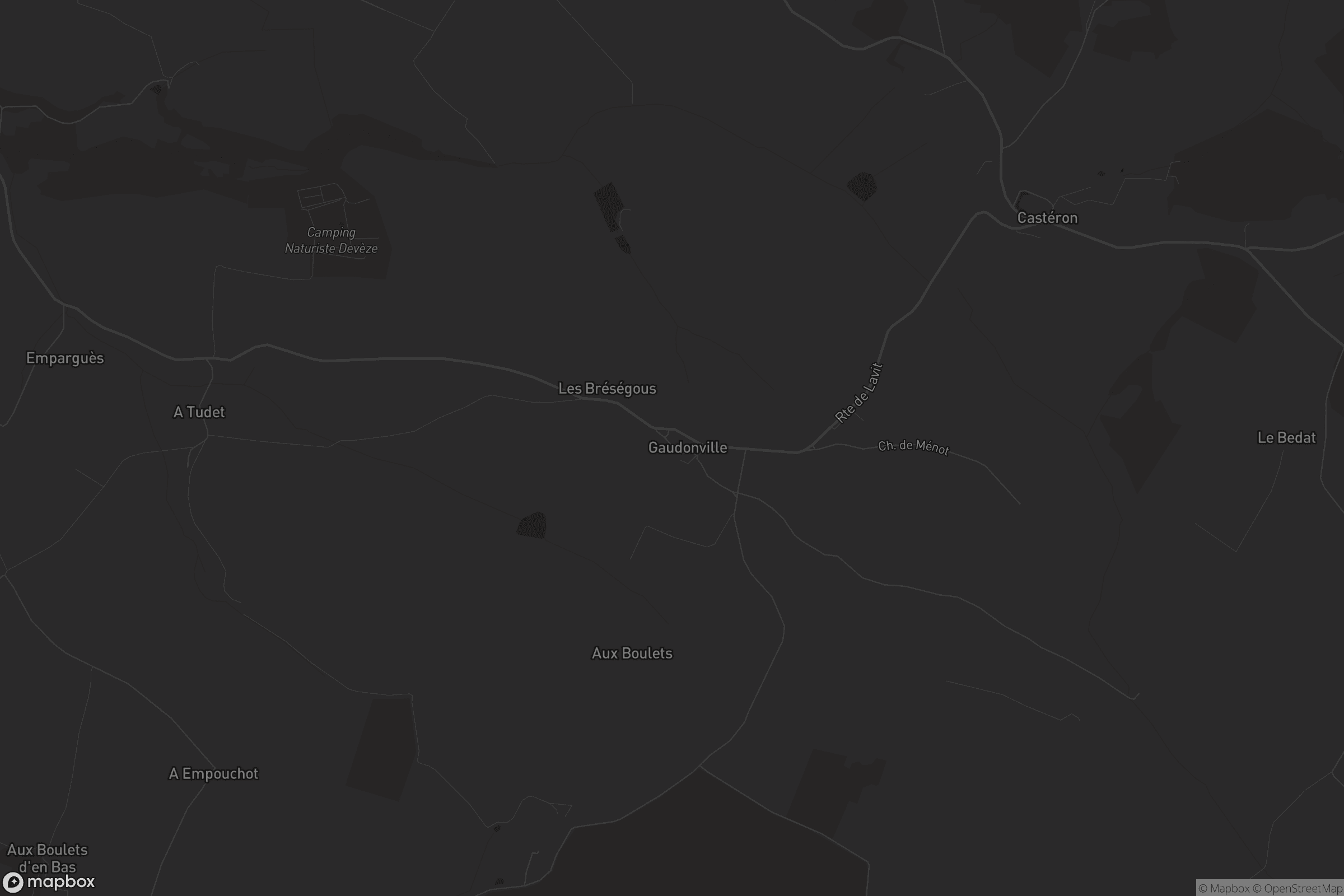 Carte de Gaudonville