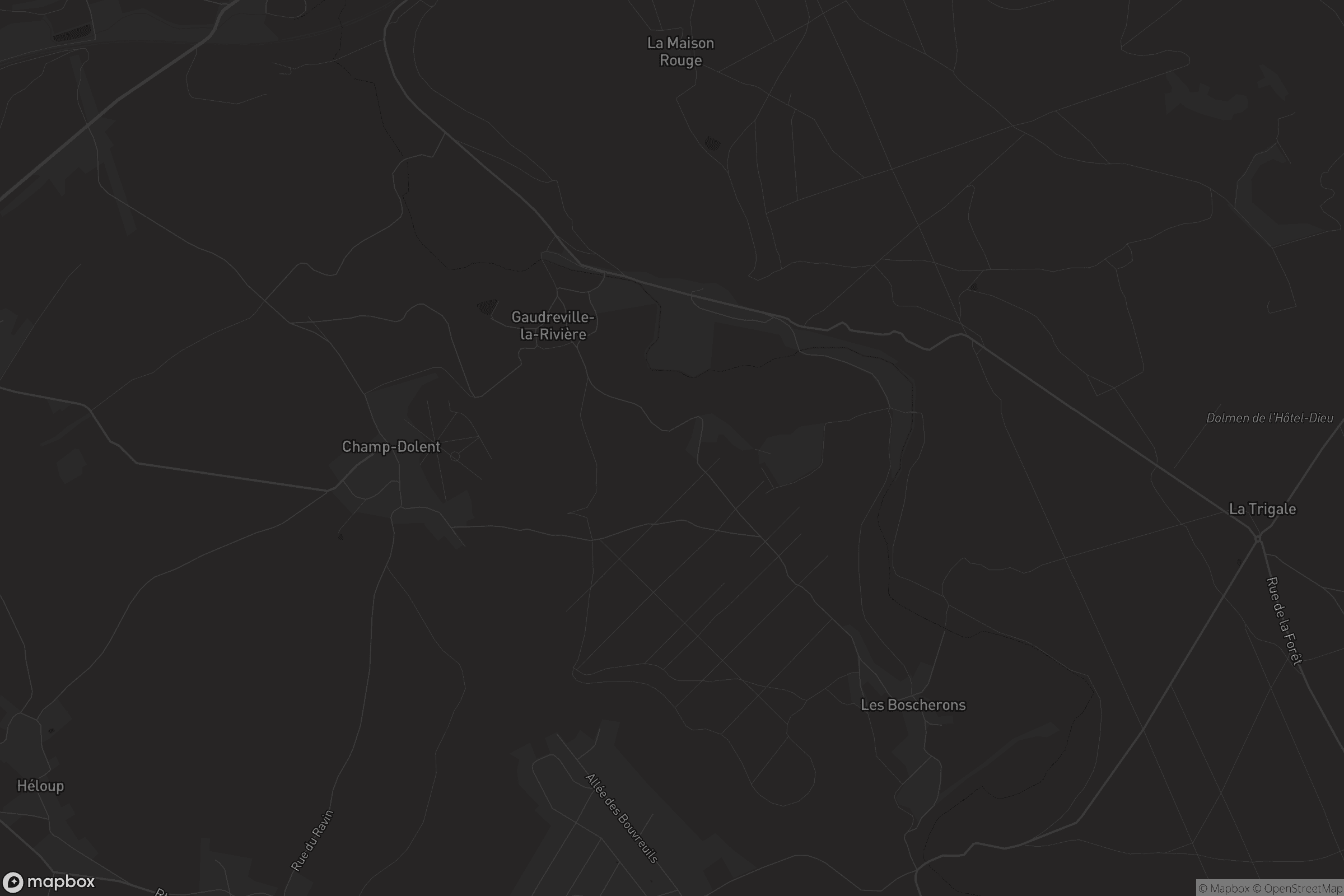 Carte de Gaudreville-la-Rivière