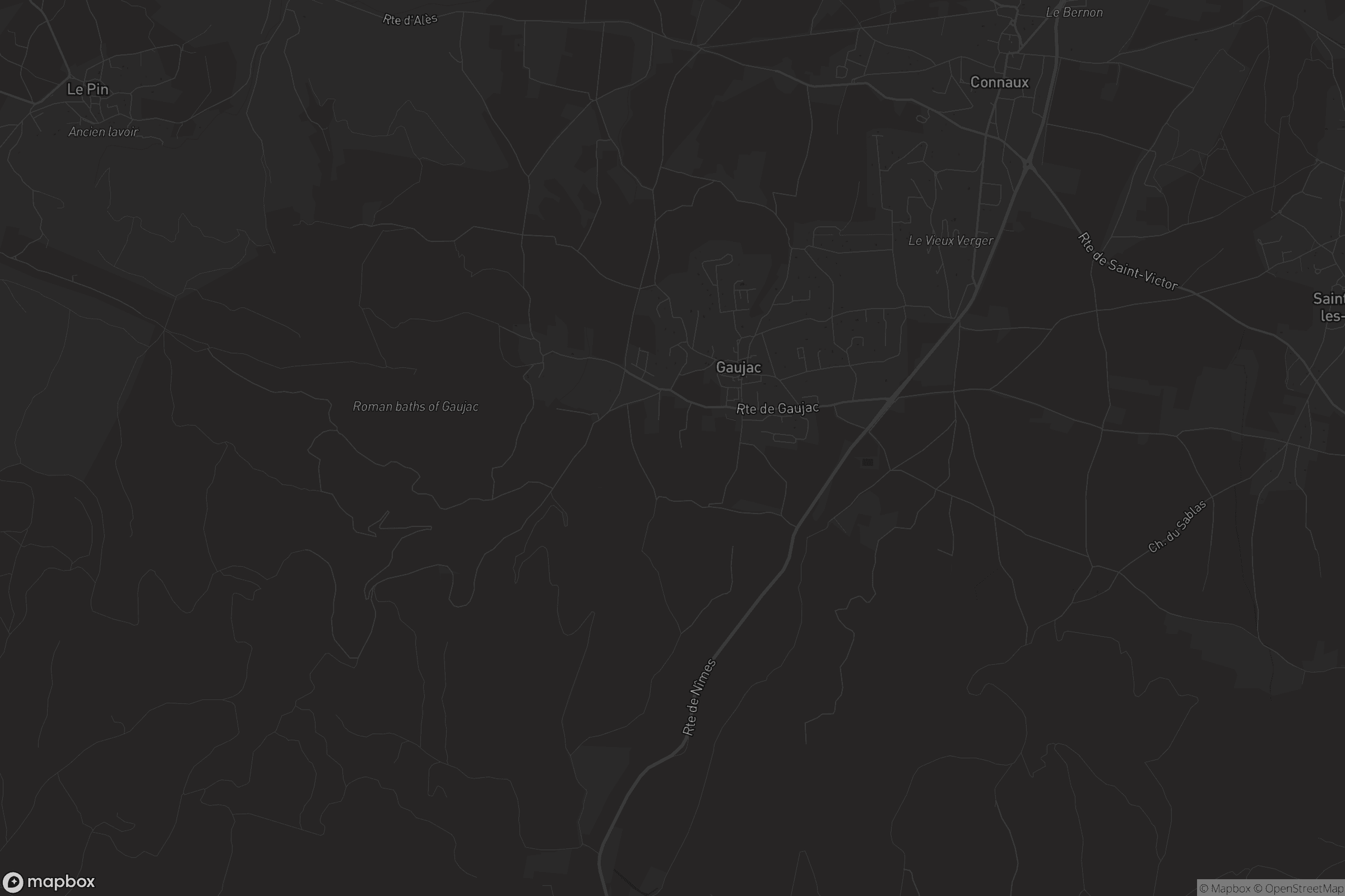 Carte de Gaujac