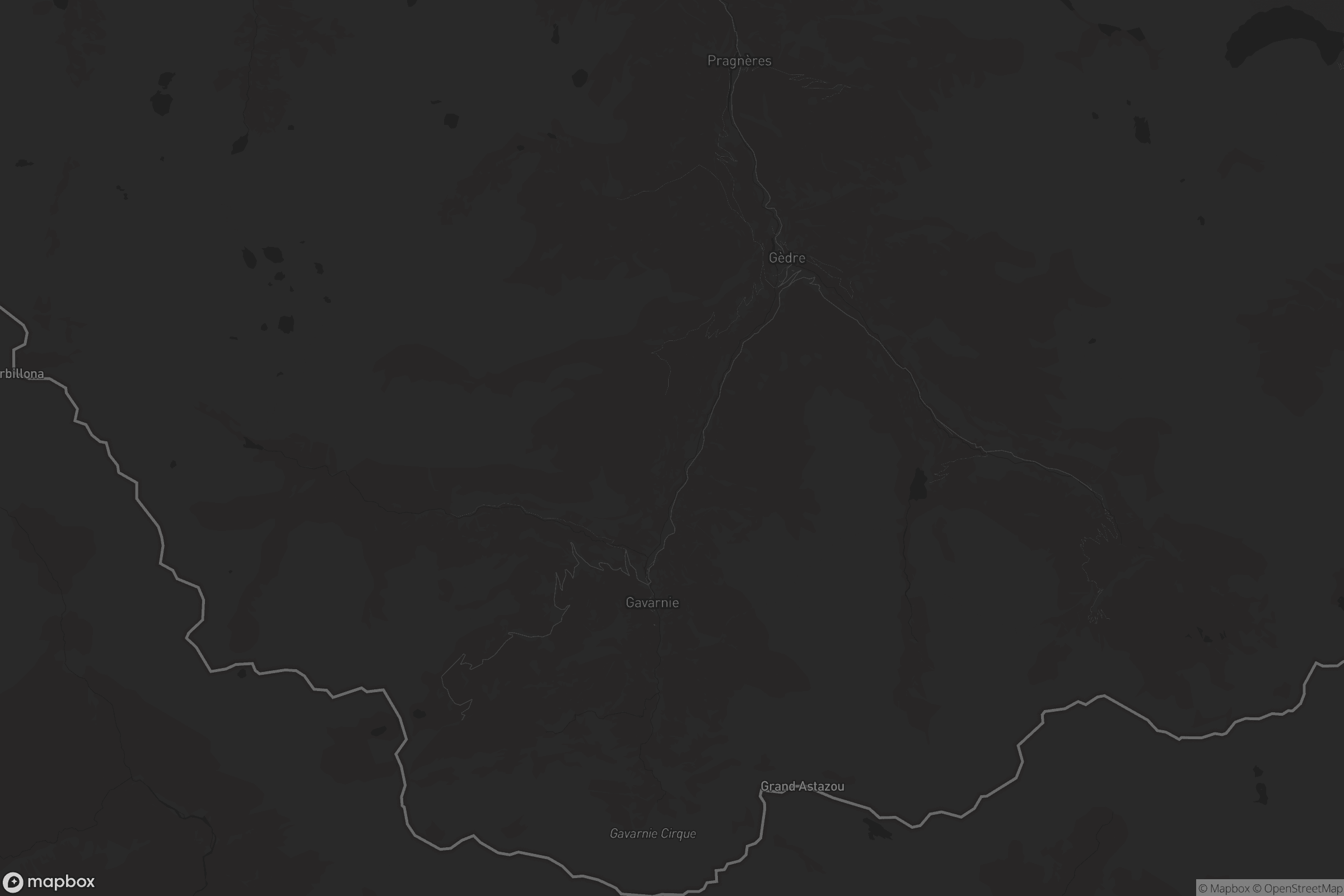 Carte de Gavarnie-Gèdre
