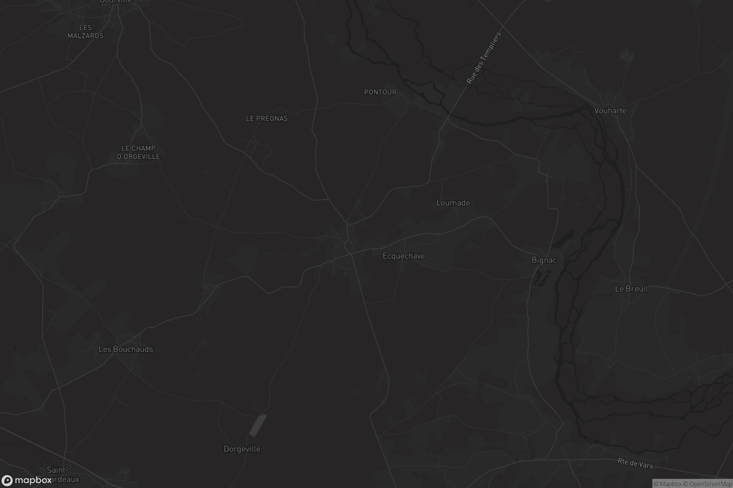 Carte de Genac-Bignac