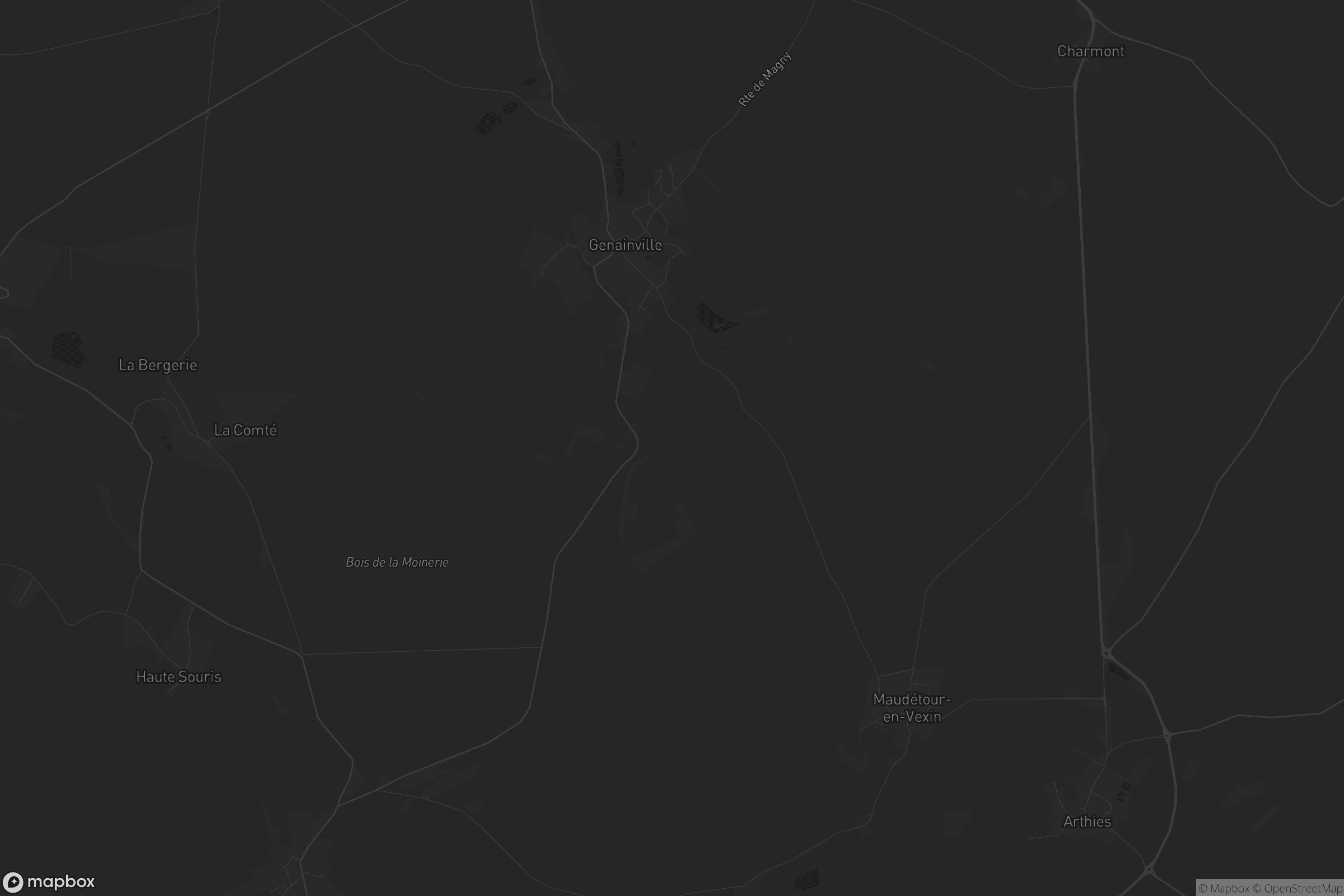 Carte de Genainville