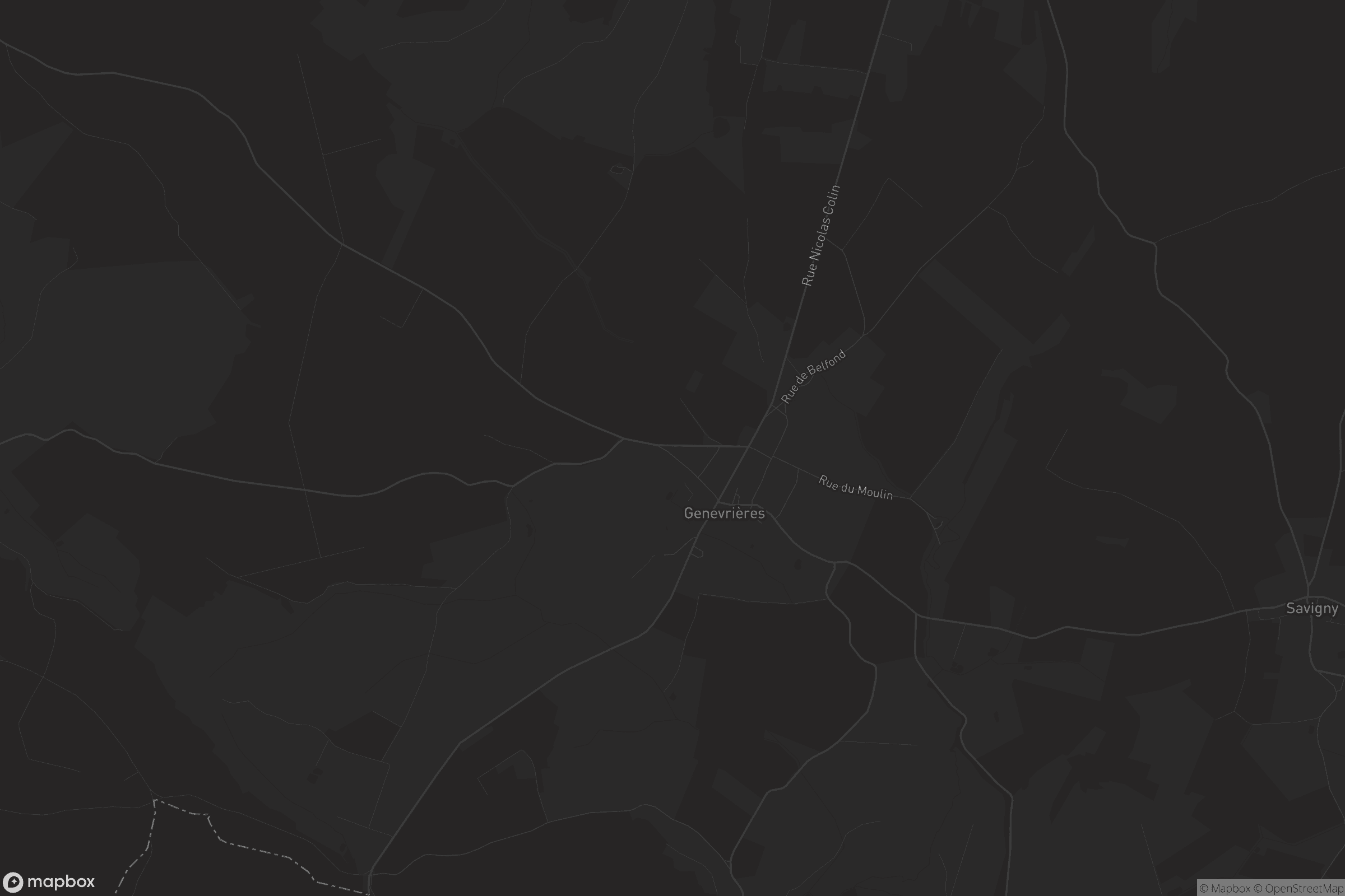 Carte de Genevrières