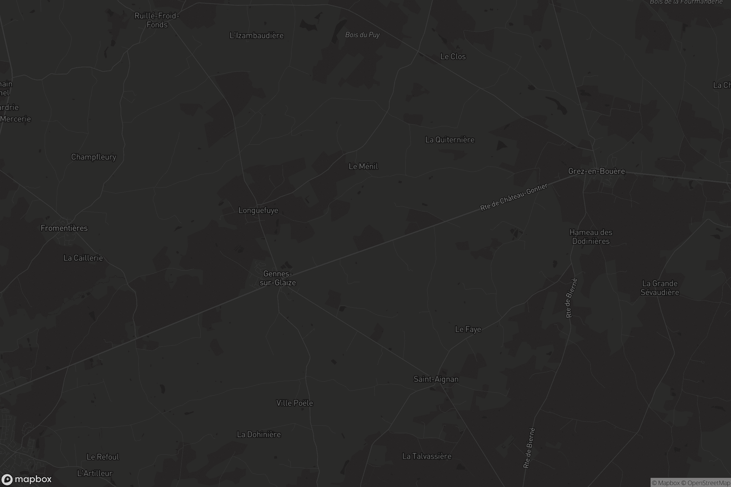 Carte de Gennes-Longuefuye