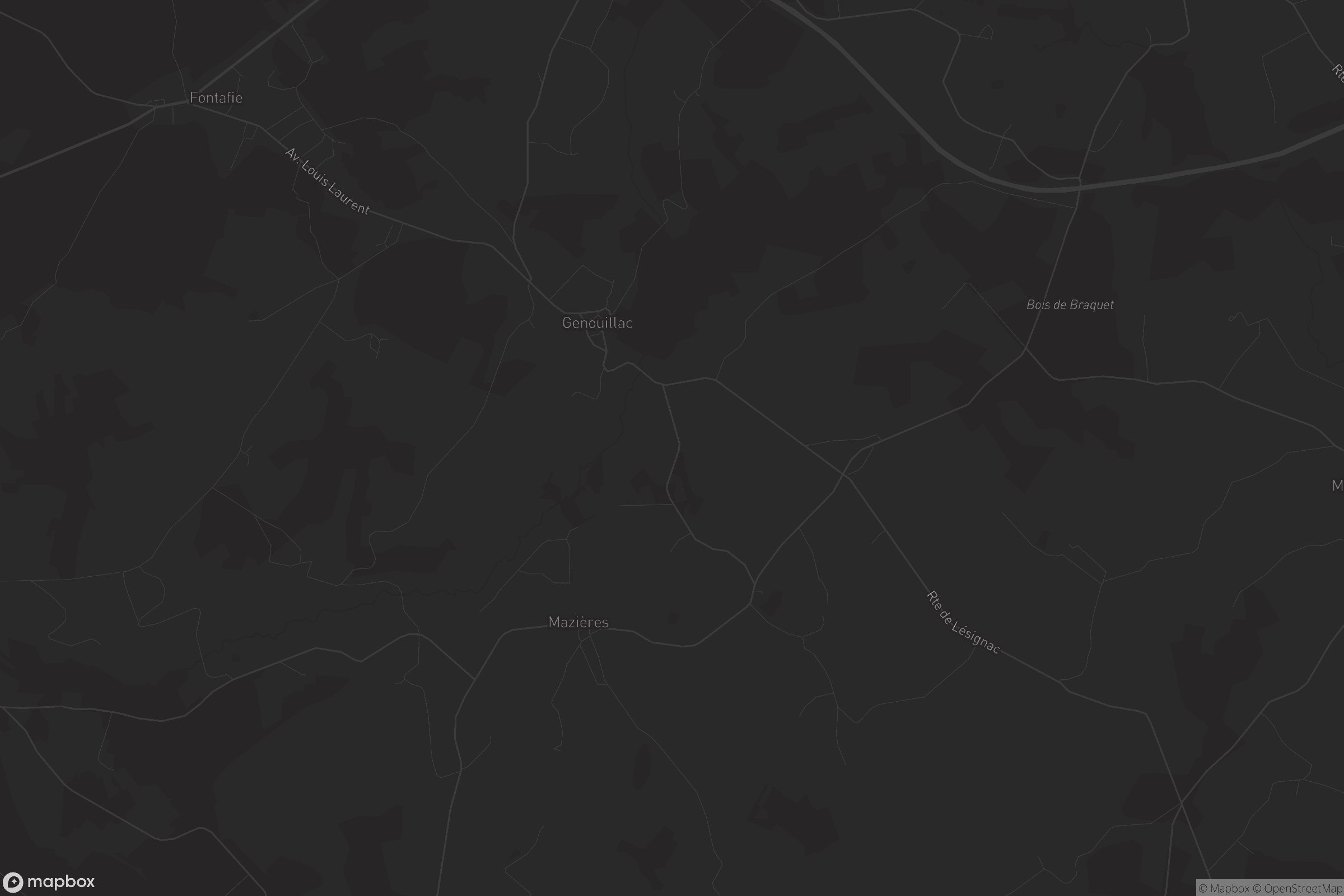 Carte de Genouillac