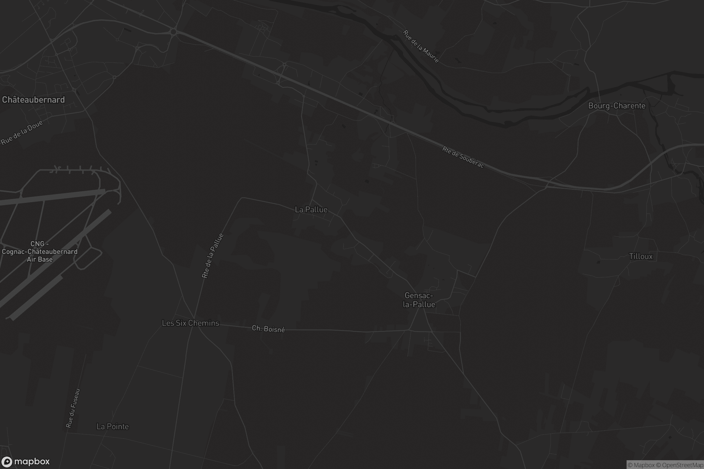 Carte de Gensac-la-Pallue