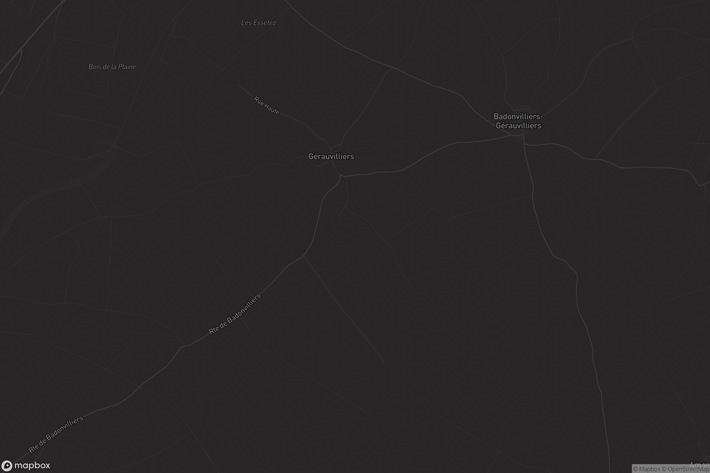 Carte de Gérauvilliers