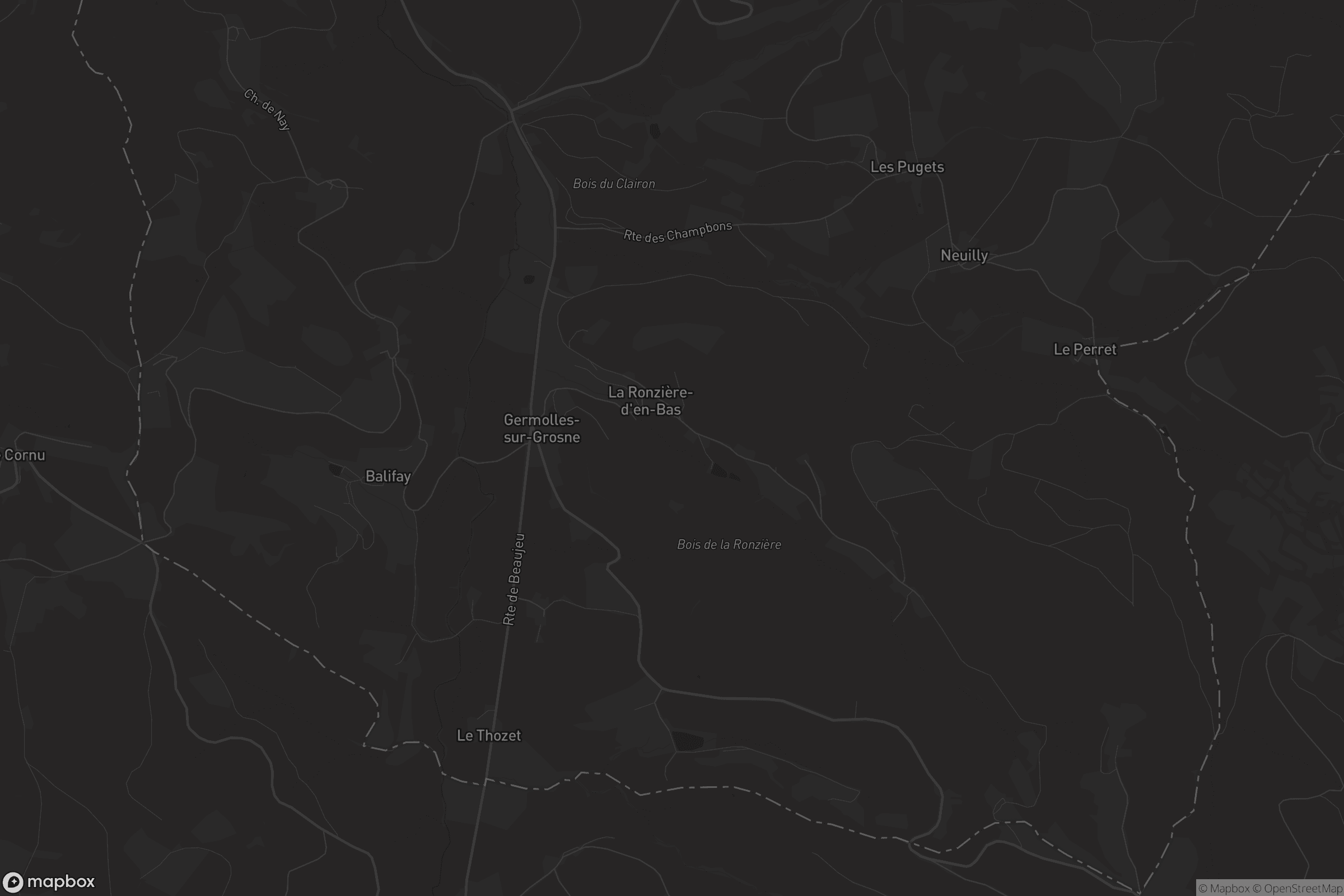 Carte de Germolles-sur-Grosne