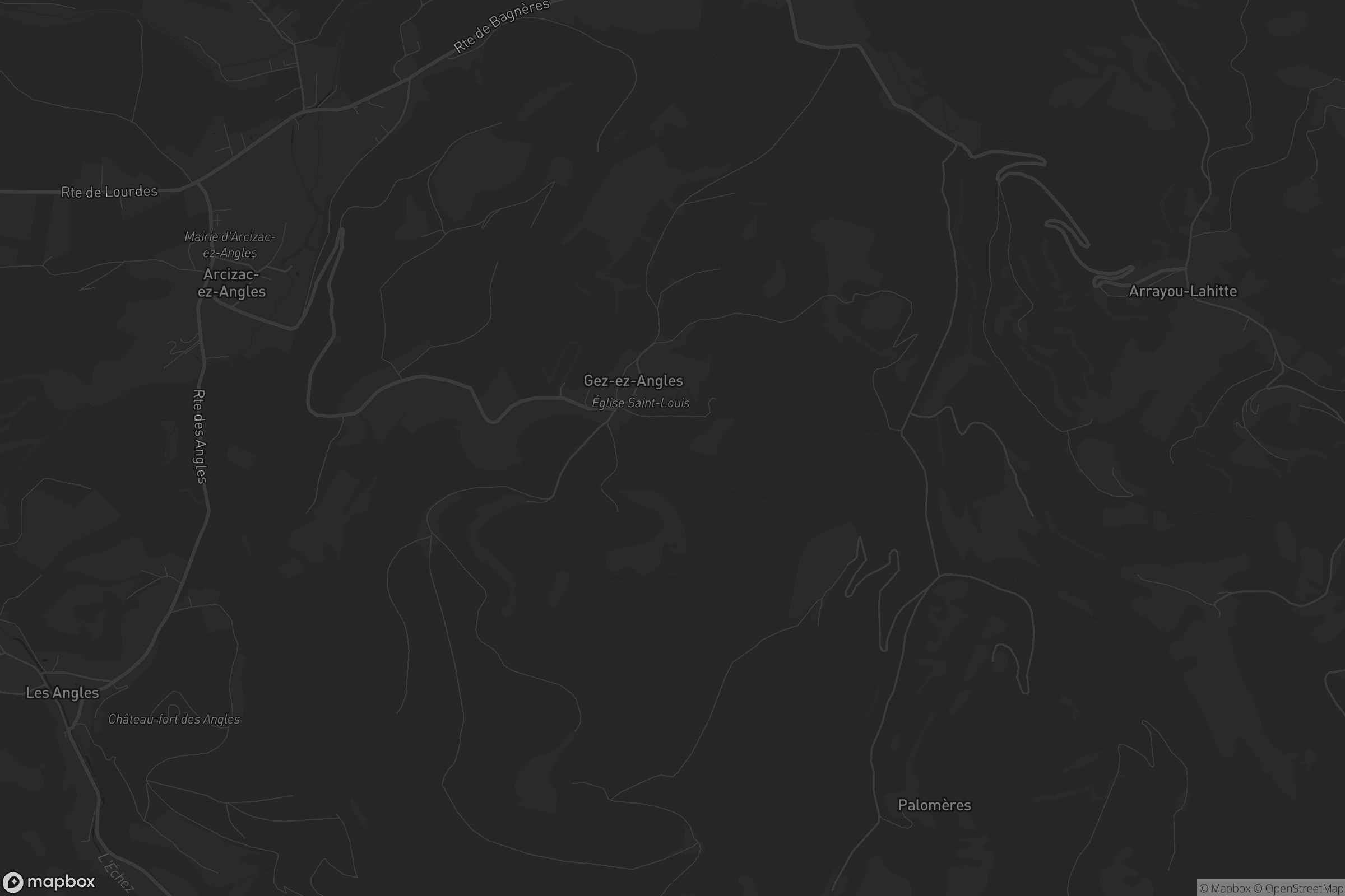 Carte de Gez-ez-Angles