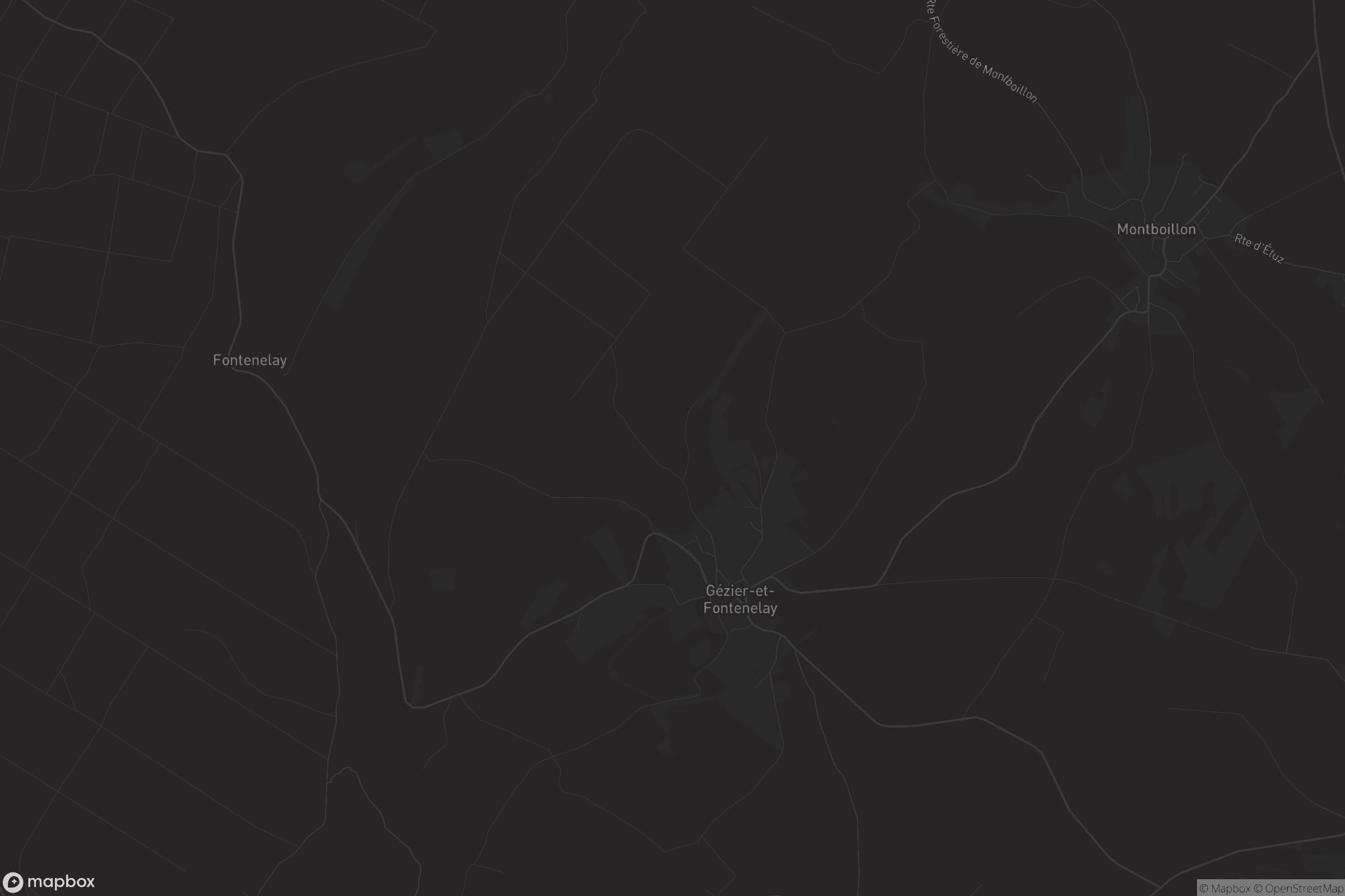 Carte de Gézier-et-Fontenelay