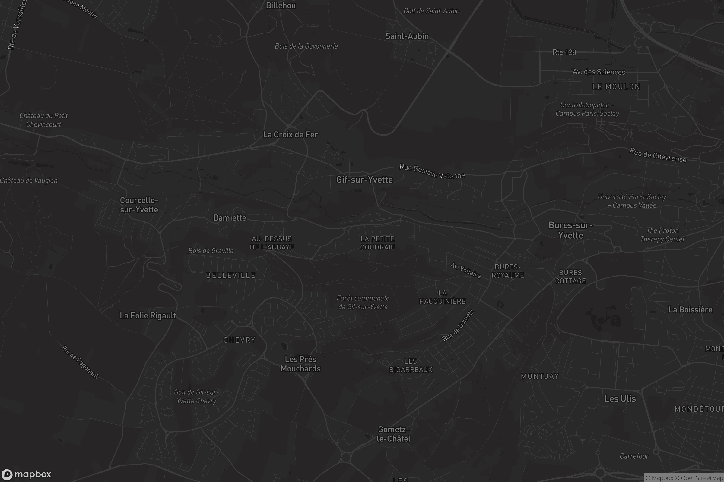 Carte de Gif-sur-Yvette