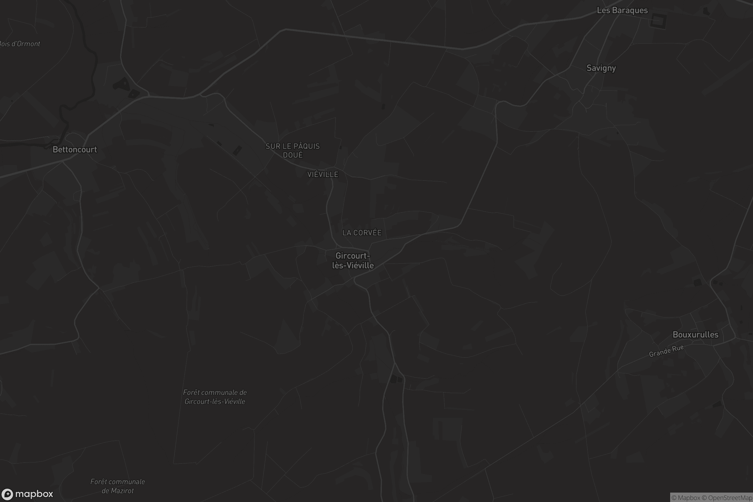 Carte de Gircourt-lès-Viéville