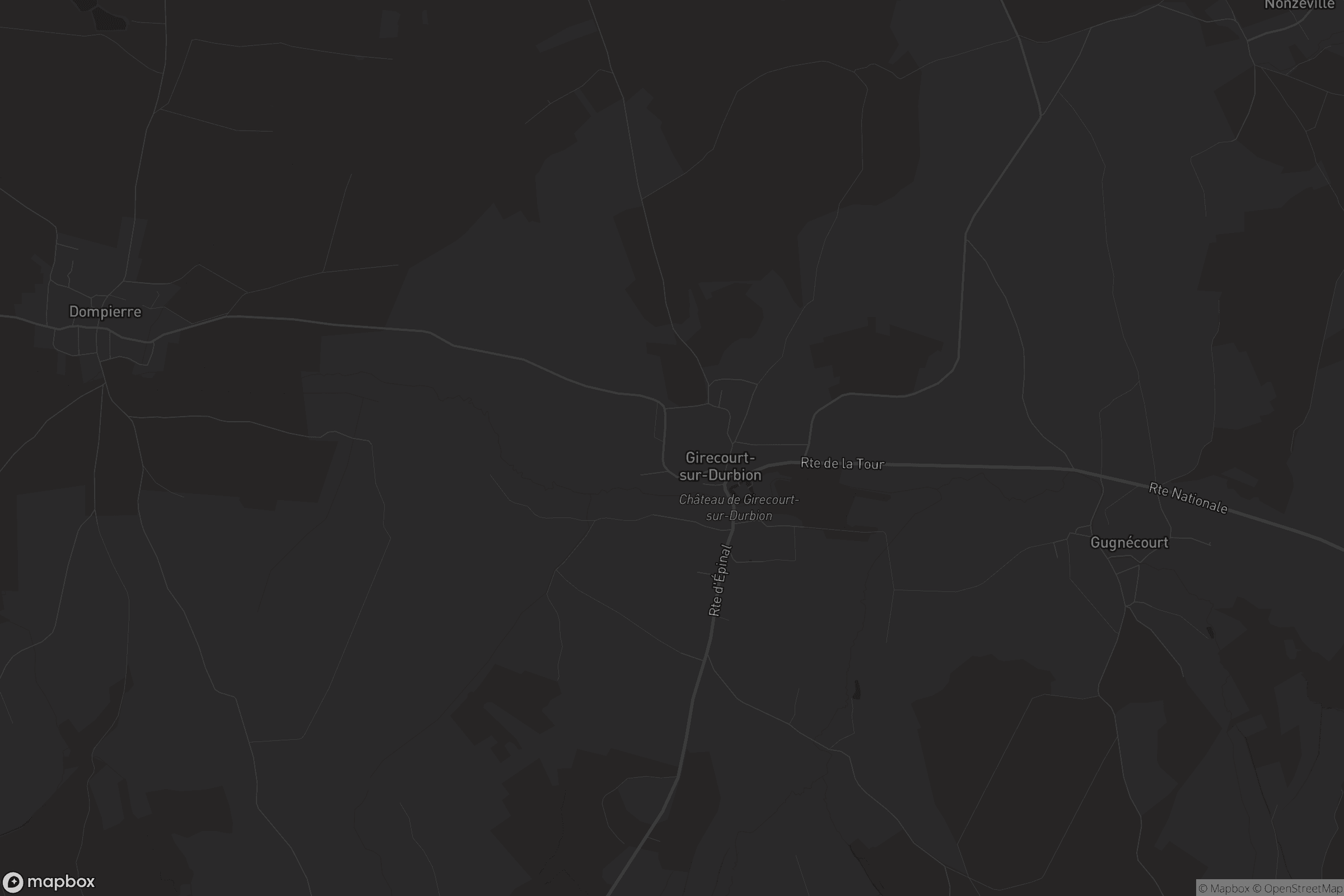 Carte de Girecourt-sur-Durbion