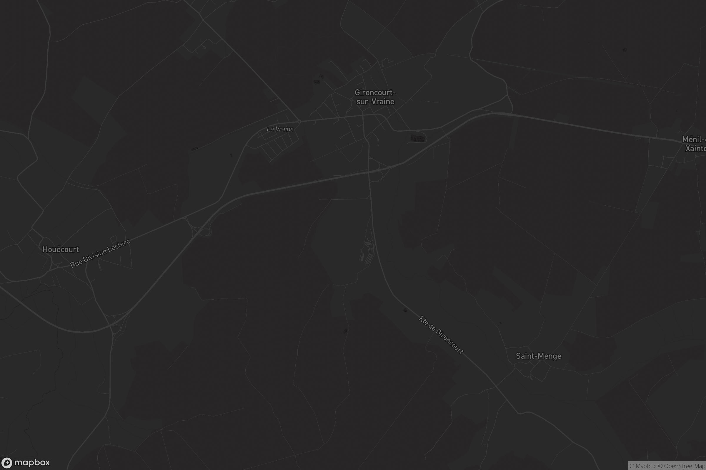 Carte de Gironcourt-sur-Vraine