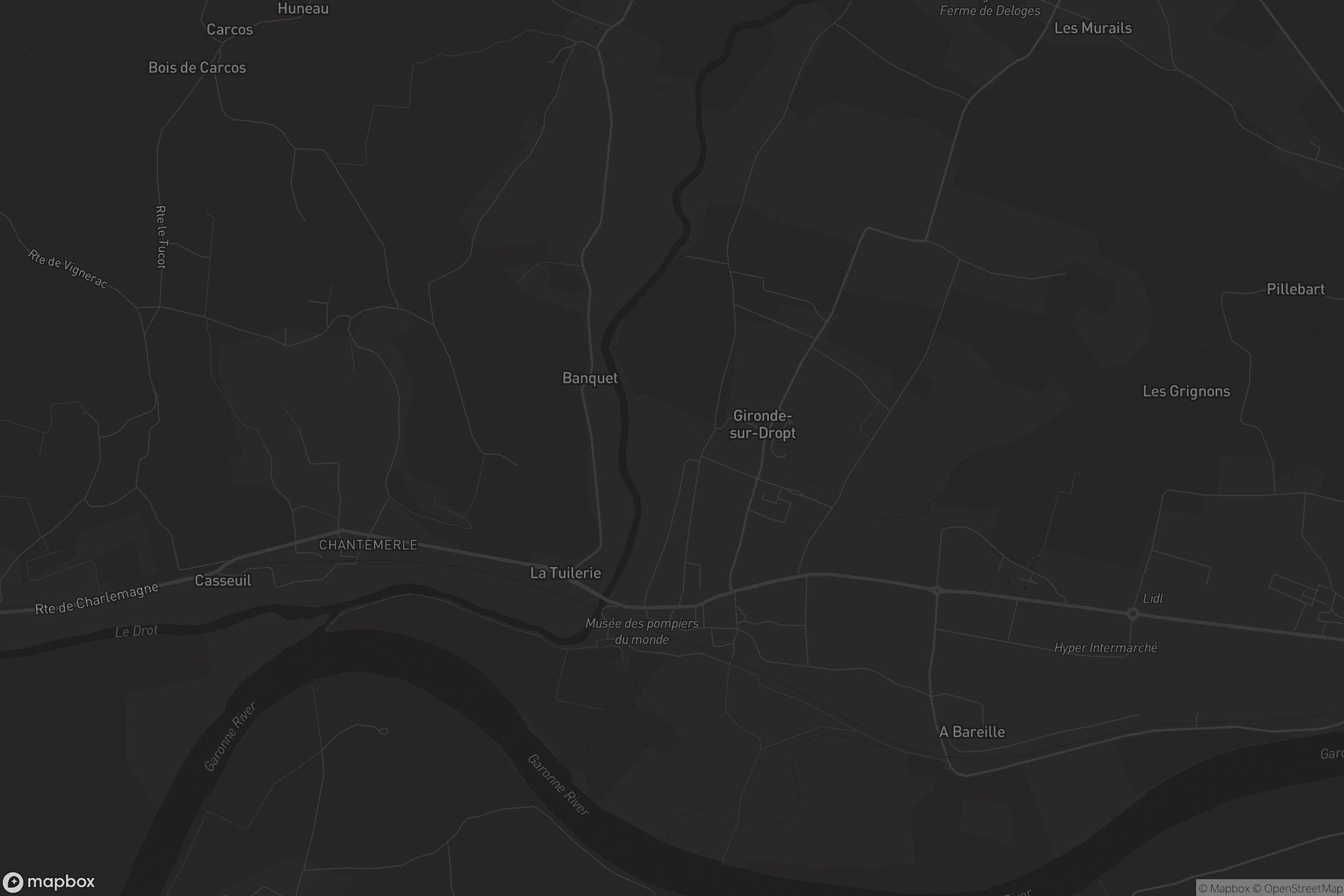 Carte de Gironde-sur-Dropt