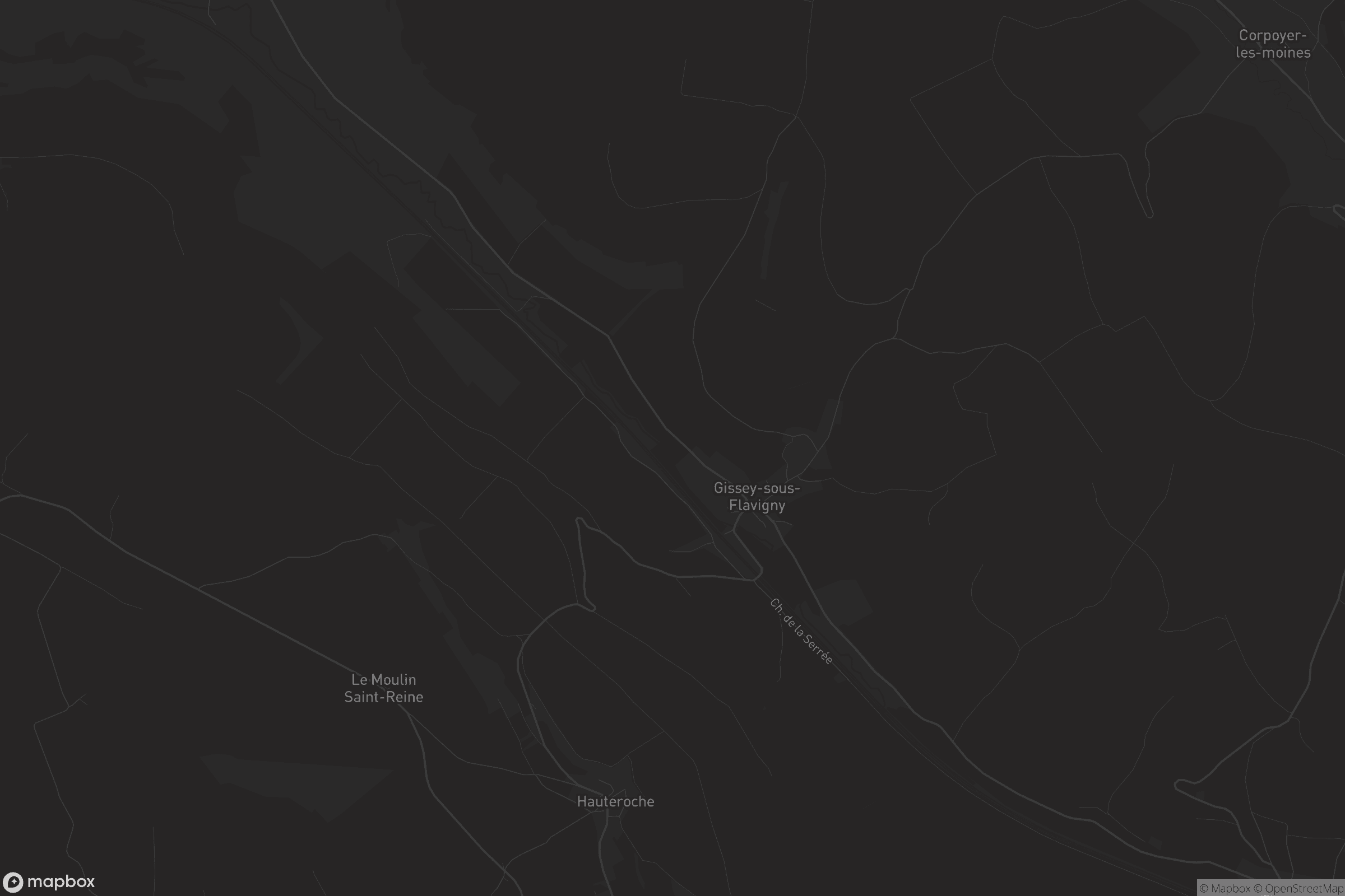 Carte de Gissey-sous-Flavigny