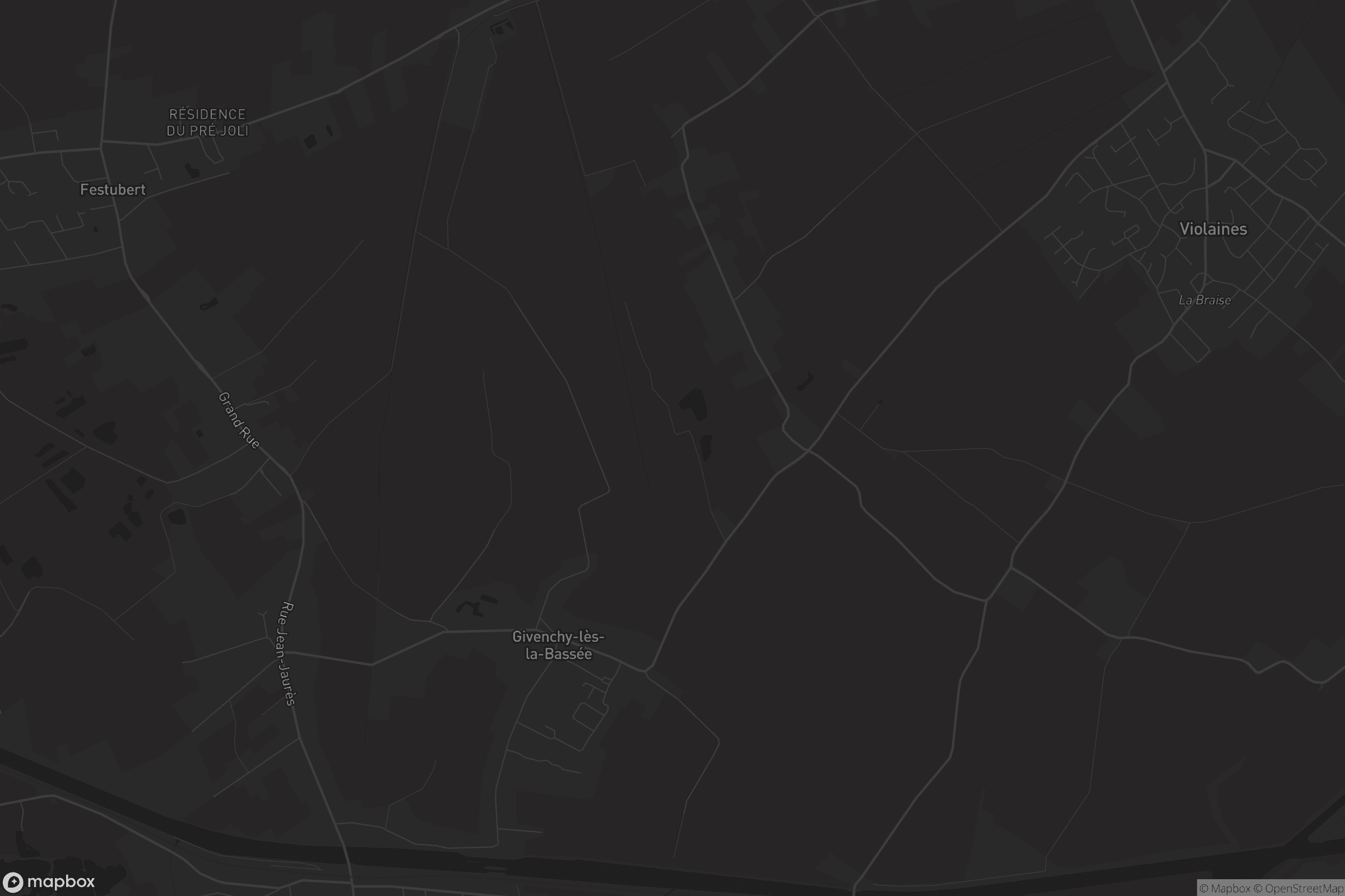 Carte de Givenchy-lès-la-Bassée