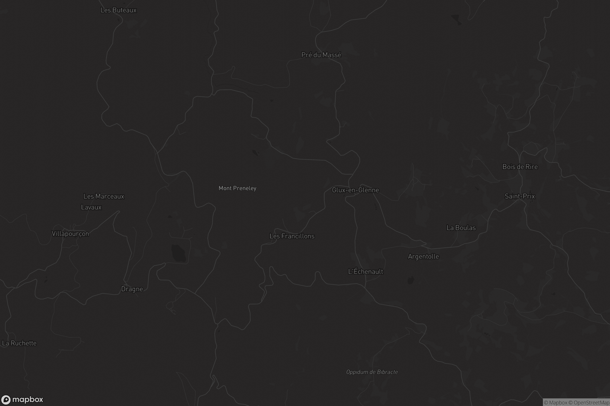 Carte de Glux-en-Glenne