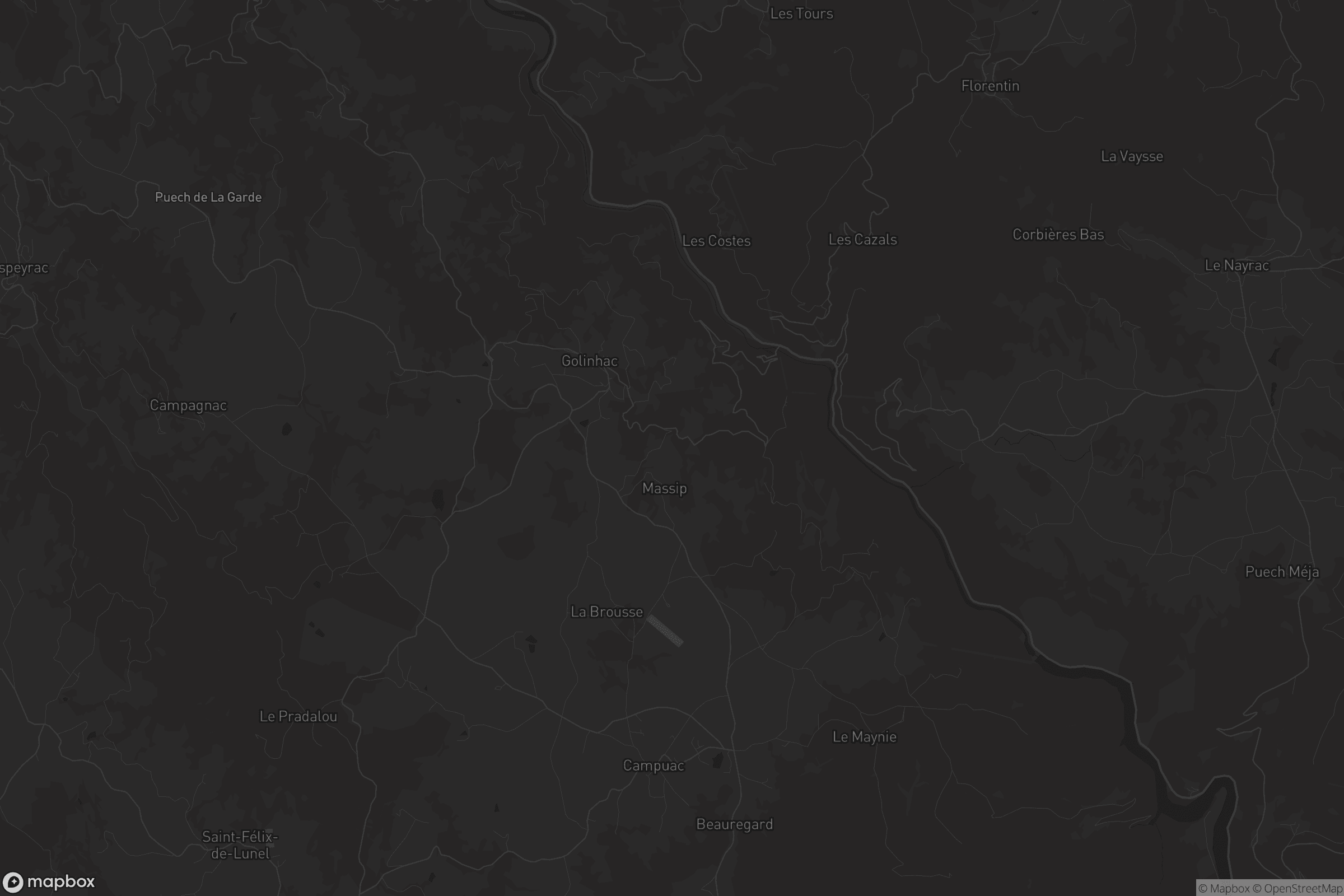 Carte de Golinhac