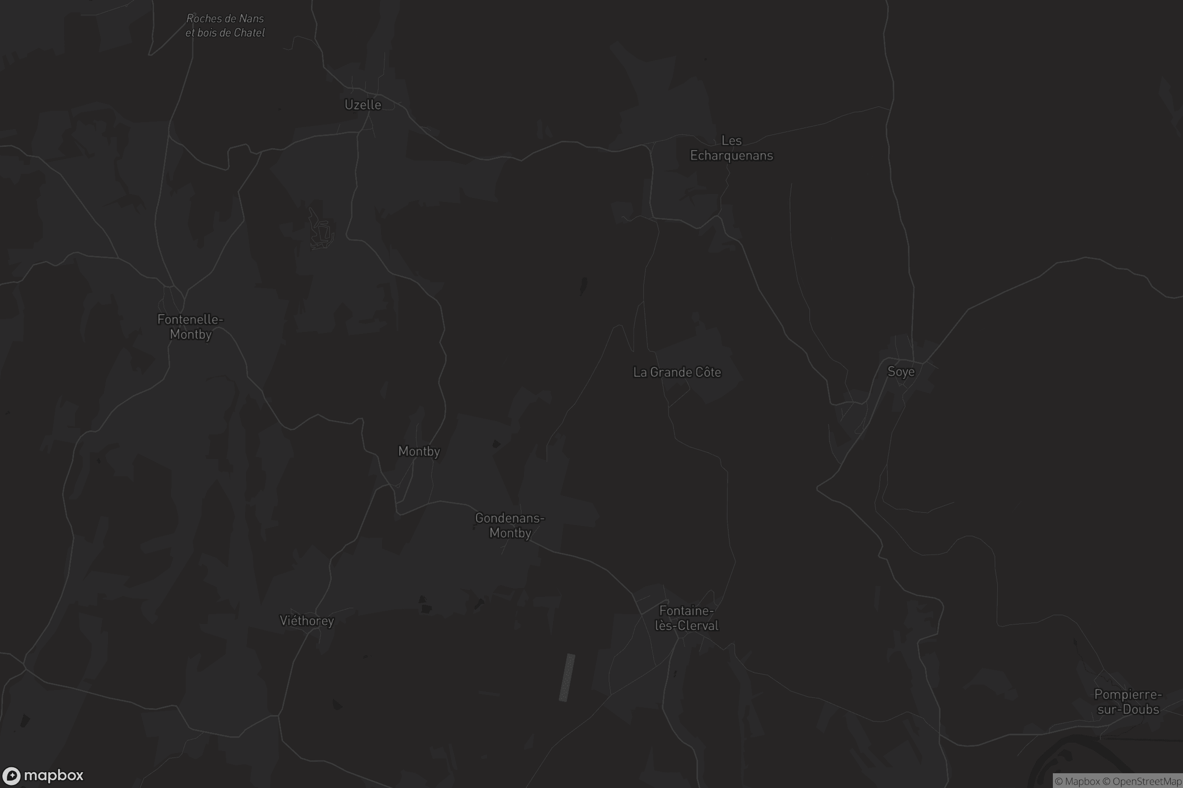 Carte de Gondenans-Montby