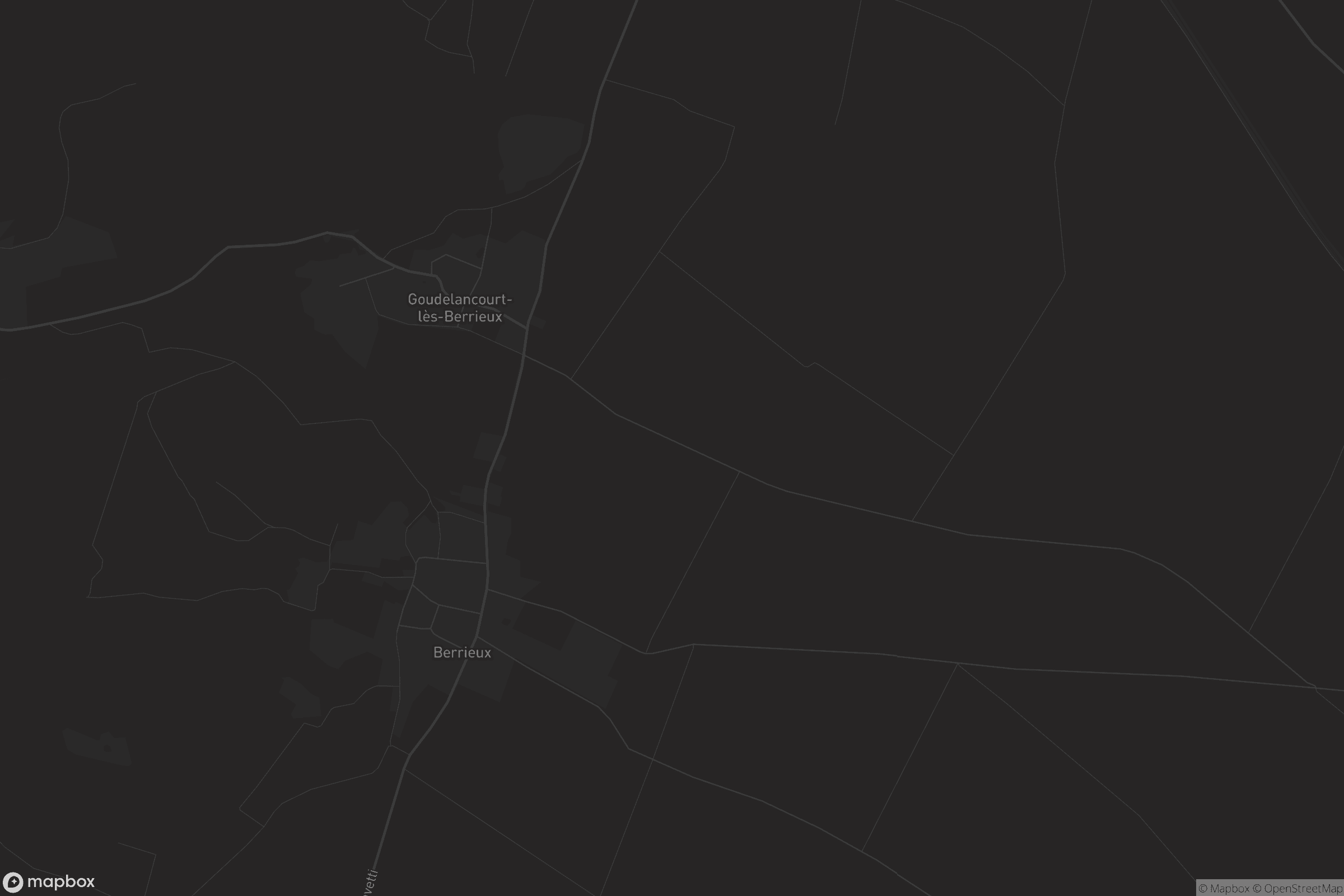 Carte de Goudelancourt-lès-Berrieux