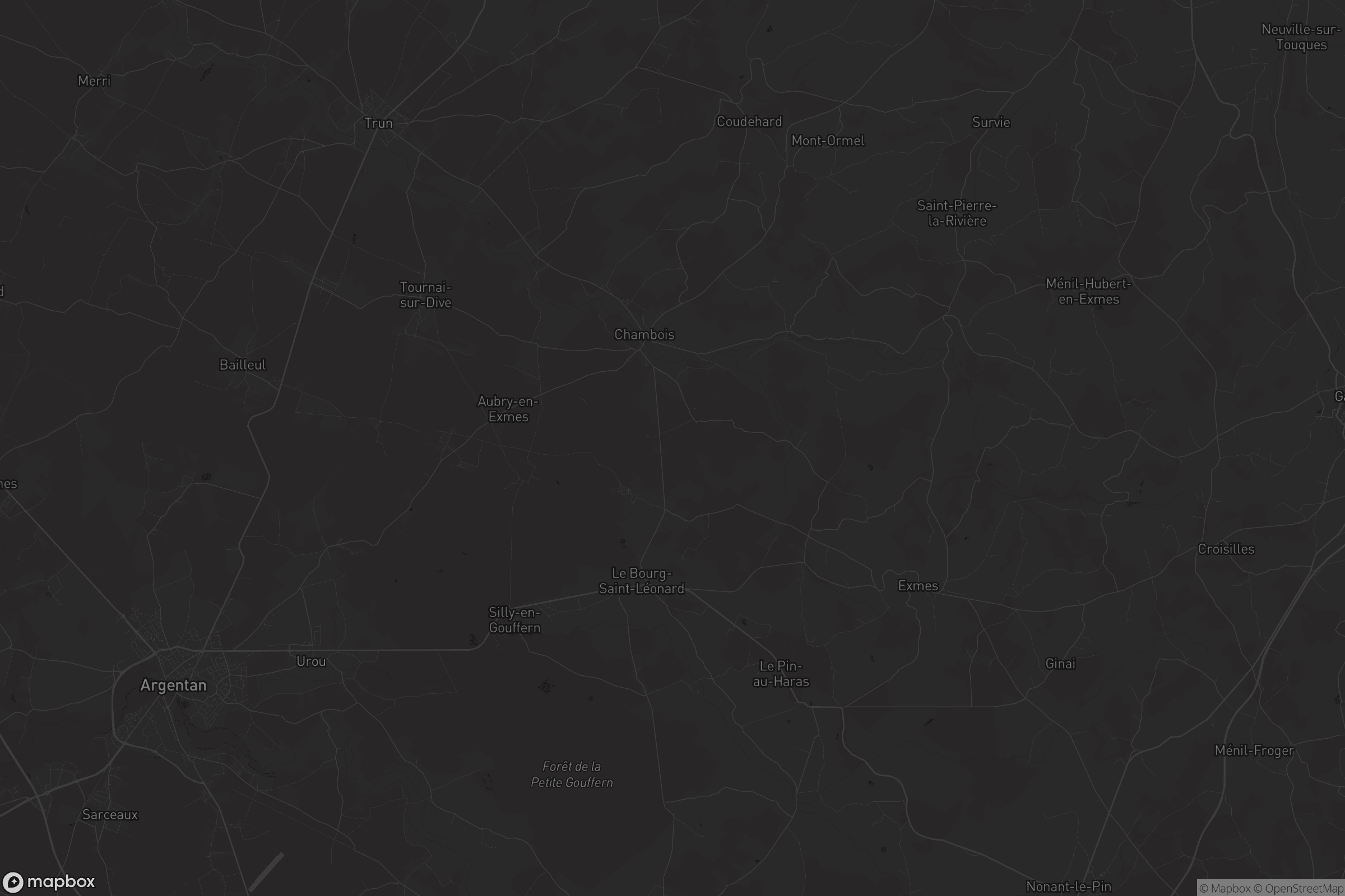 Carte de Gouffern en Auge