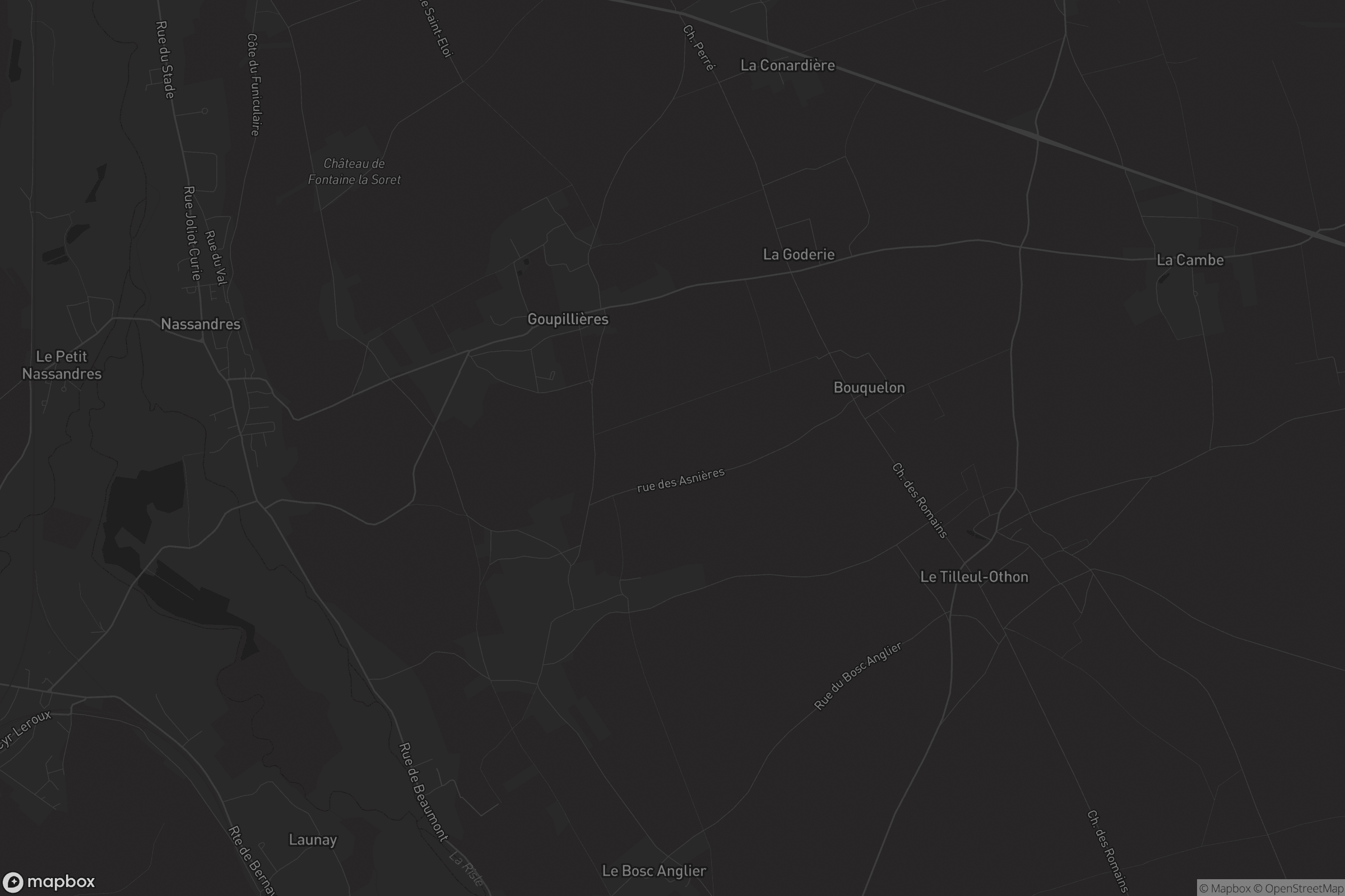 Carte de Goupillières