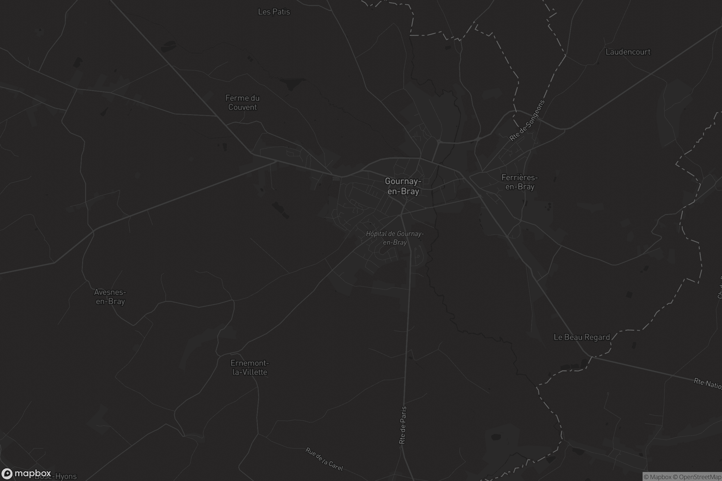 Carte de Gournay-en-Bray