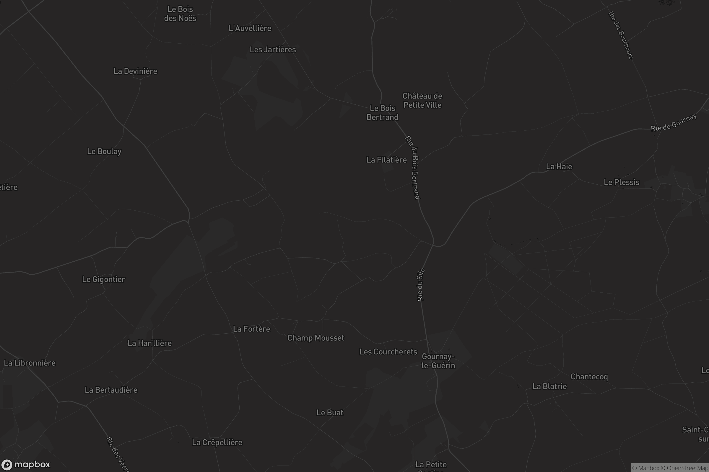 Carte de Gournay-le-Guérin