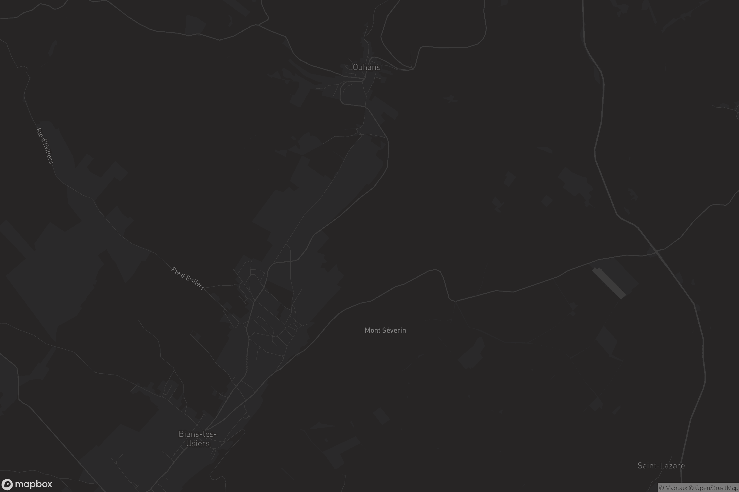 Carte de Goux-les-Usiers