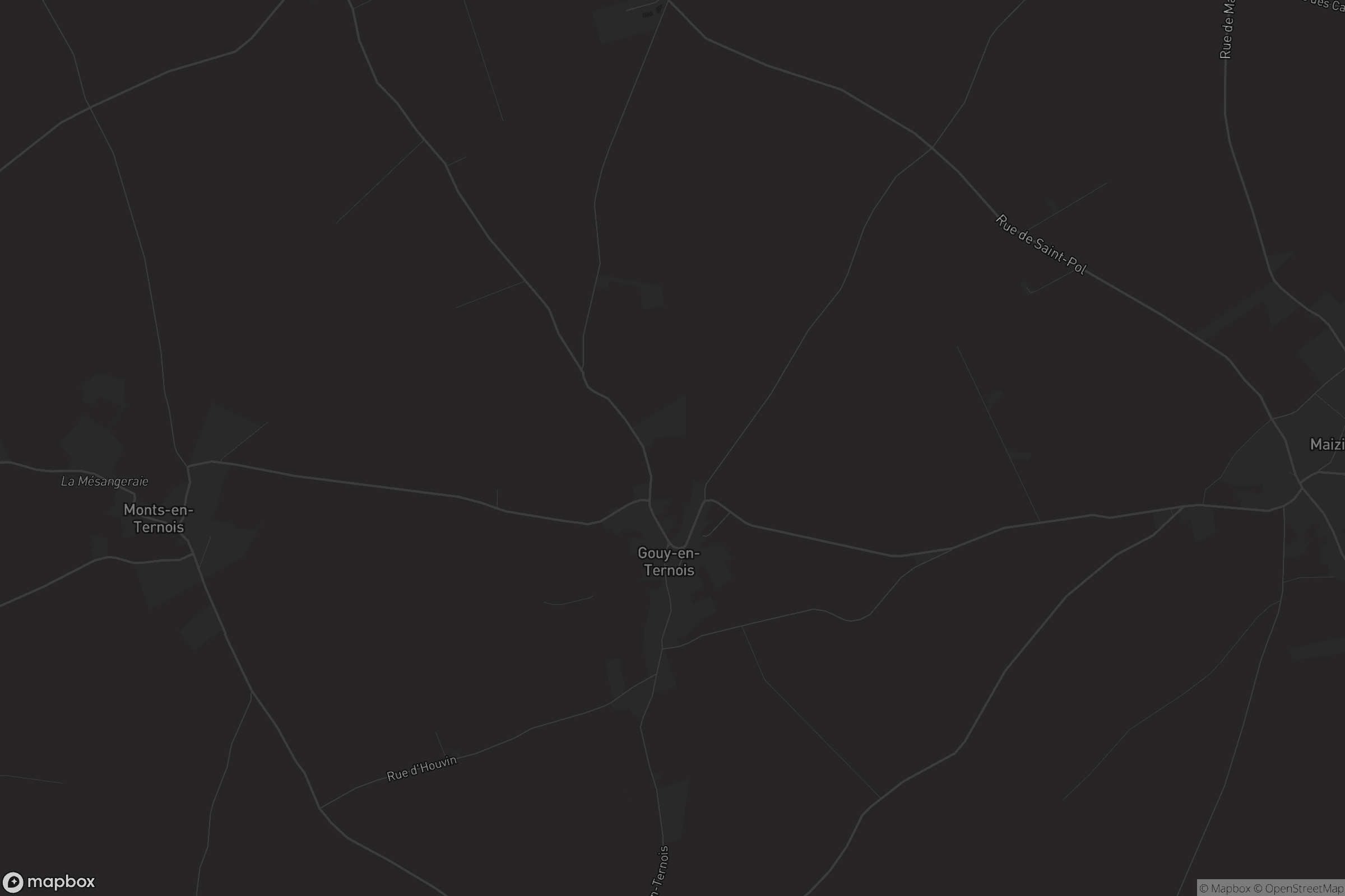 Carte de Gouy-en-Ternois