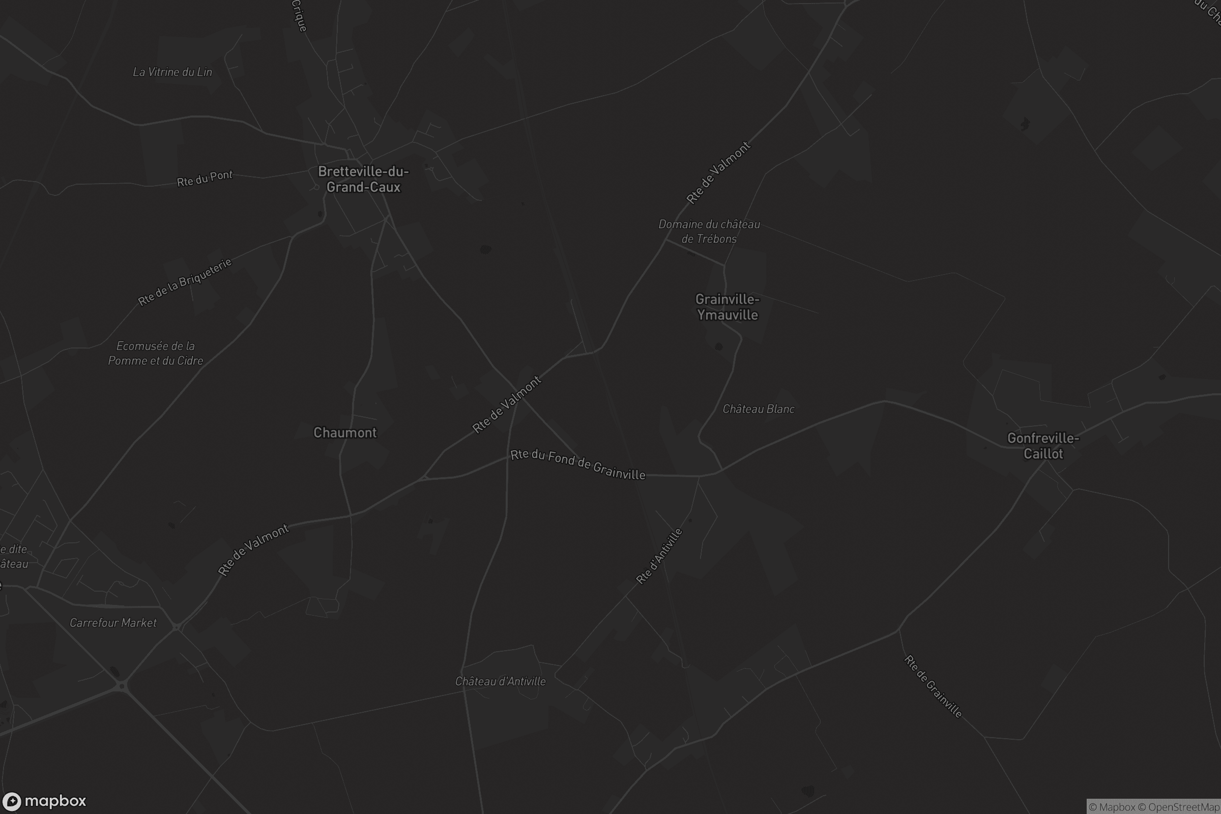 Carte de Grainville-Ymauville