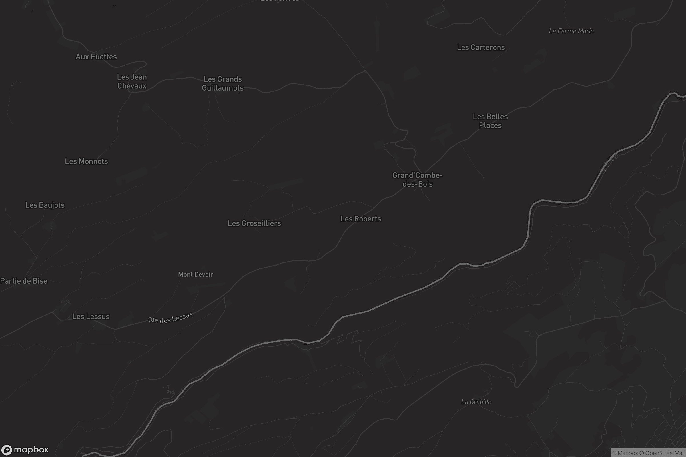 Carte de Grand'Combe-des-Bois