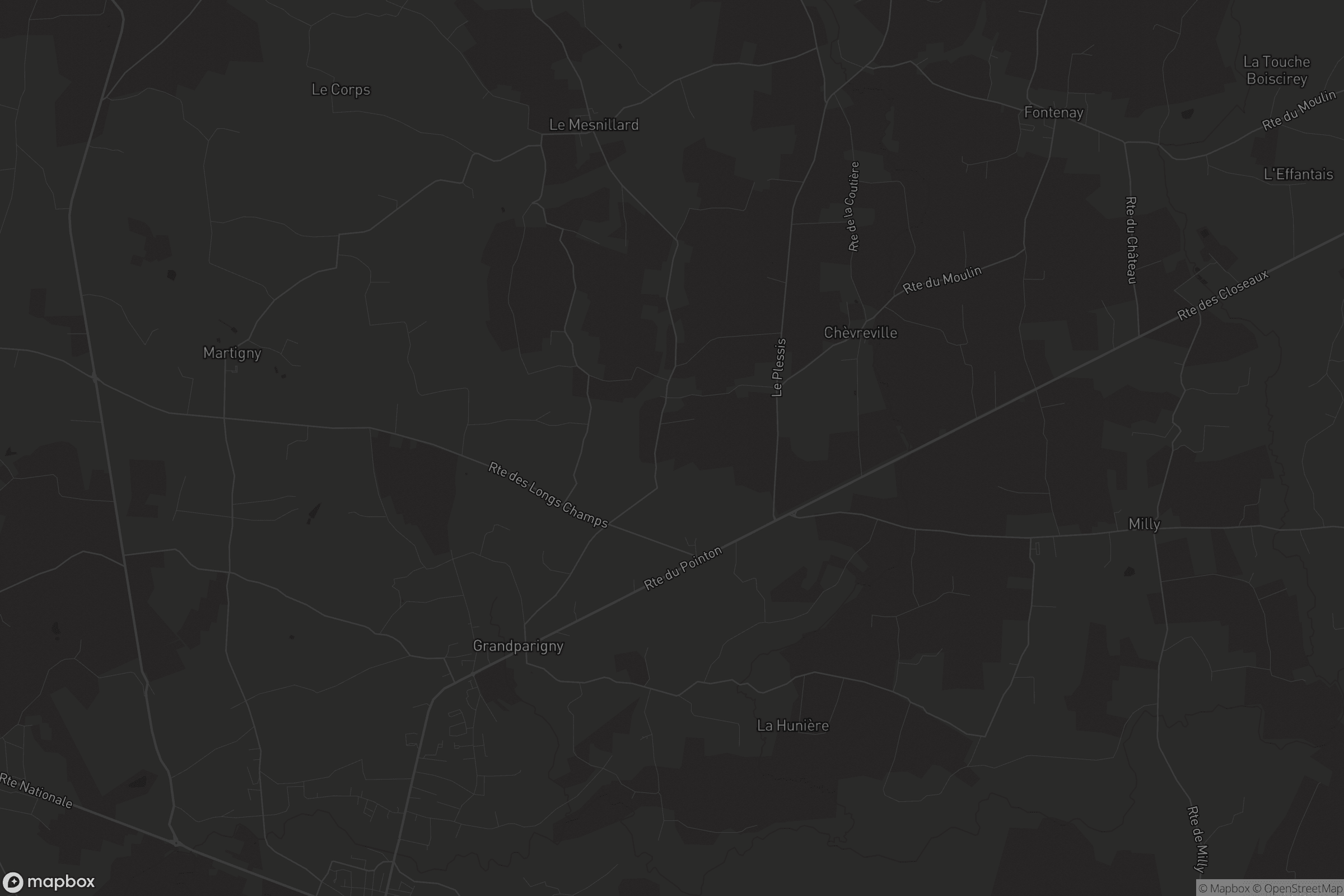 Carte de Grandparigny