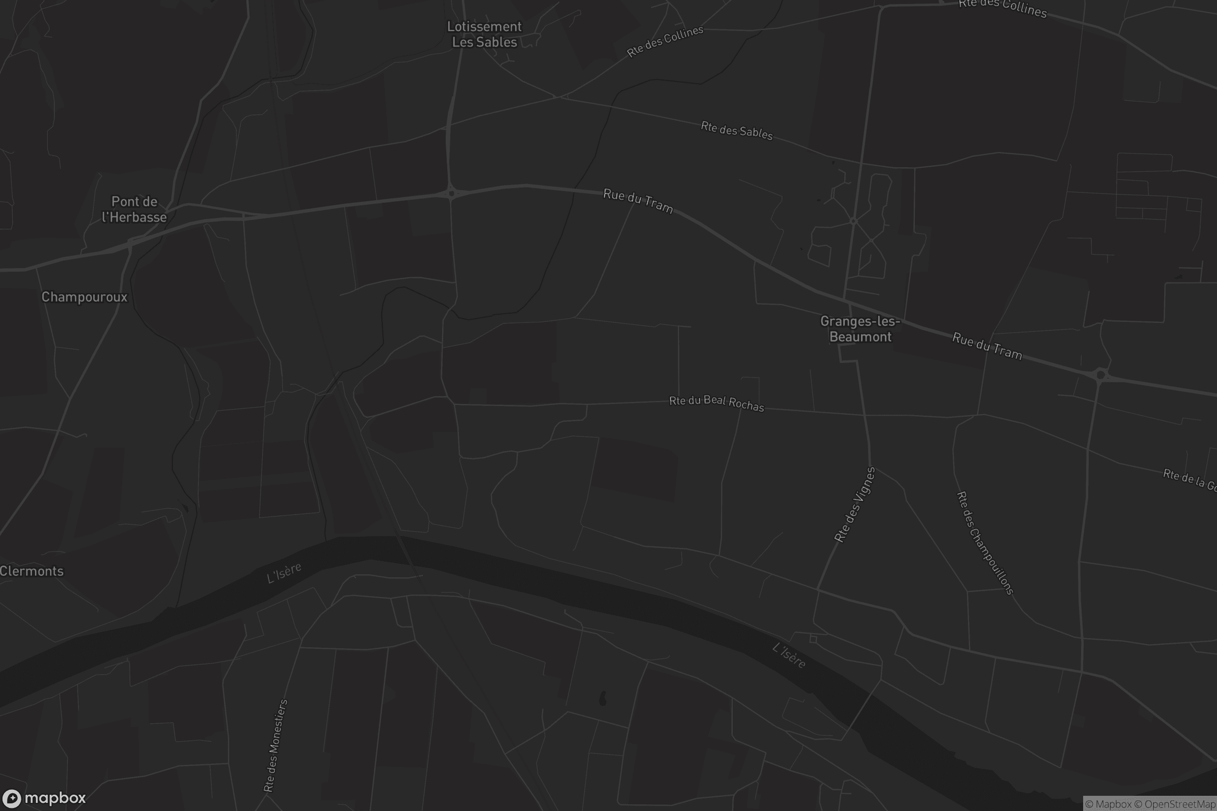 Carte de Granges-les-Beaumont