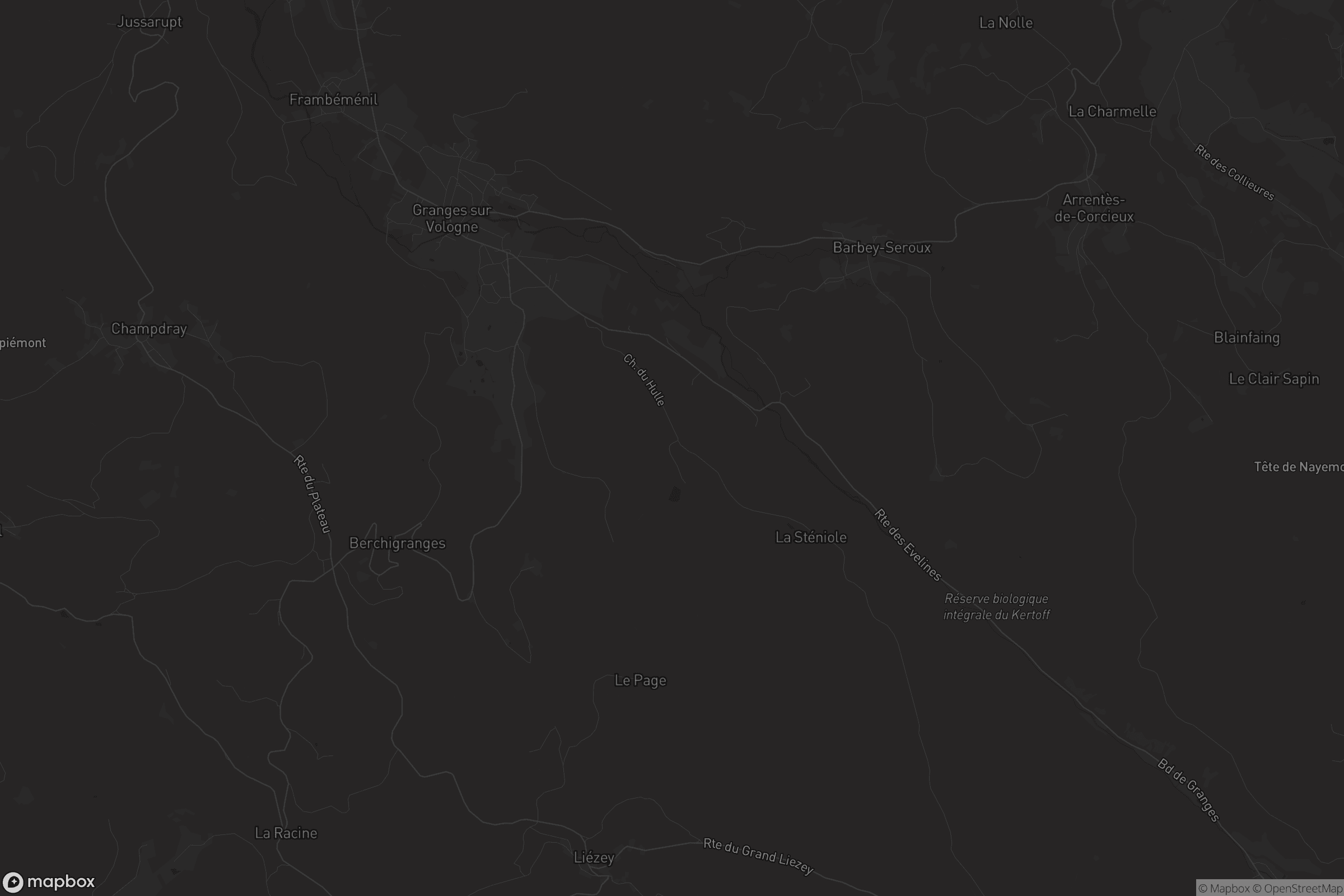 Carte de Granges-sur-Vologne