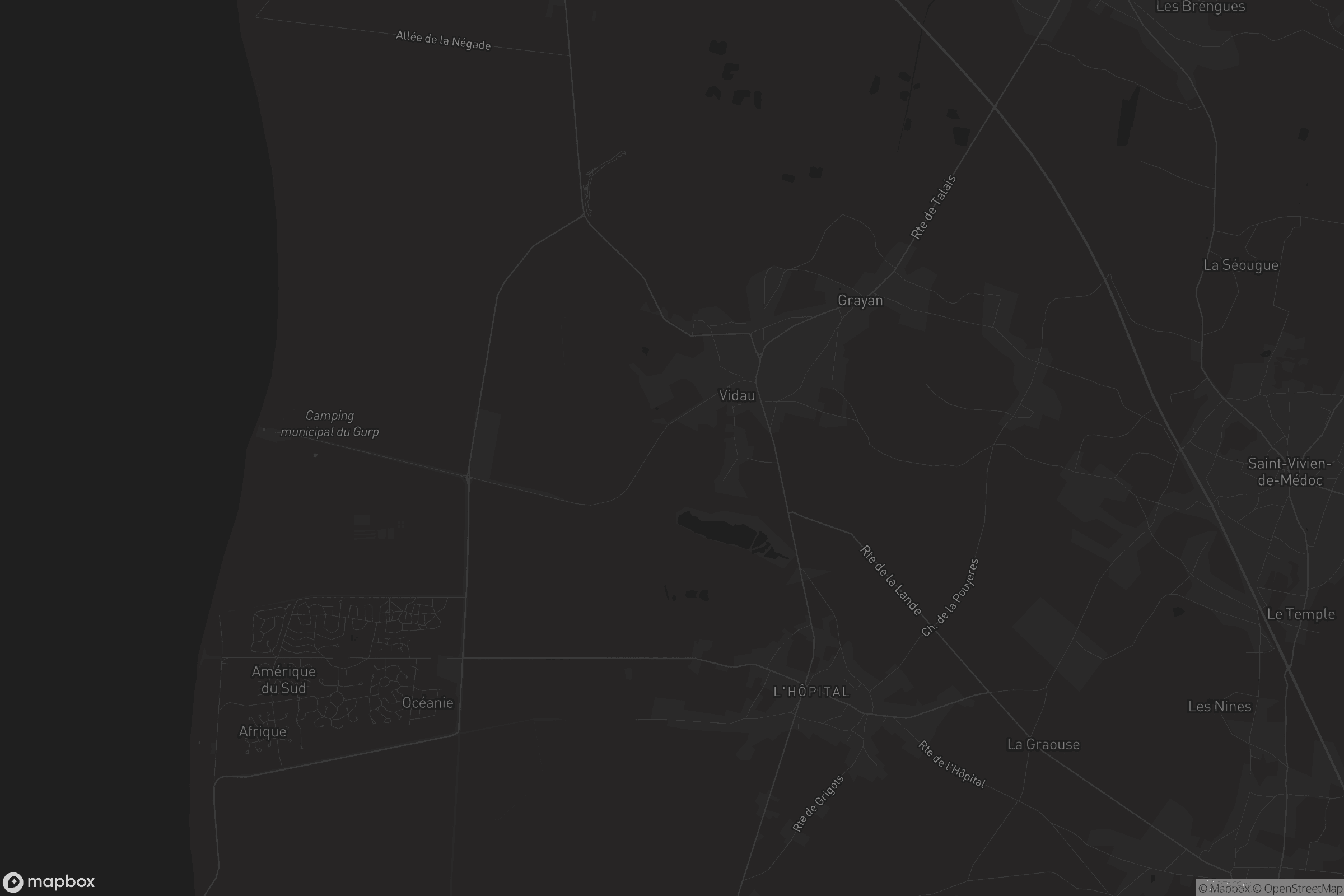 Carte de Grayan-et-l'Hôpital