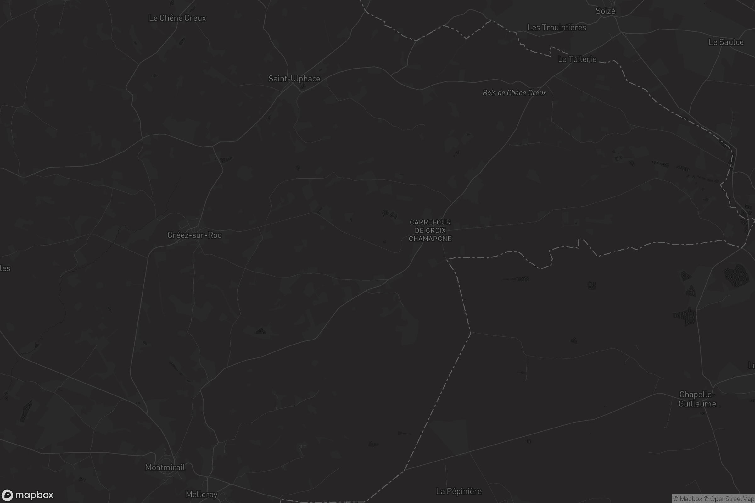 Carte de Gréez-sur-Roc