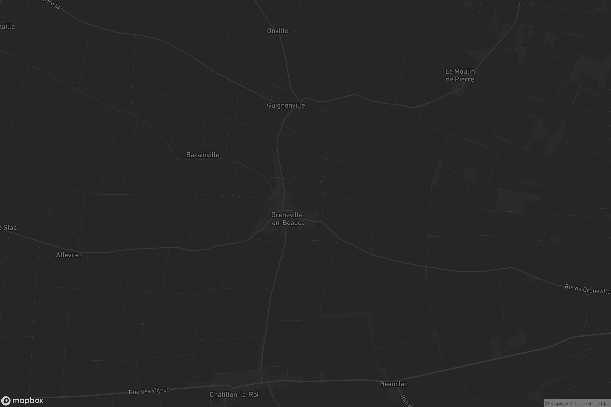 Carte de Greneville-en-Beauce