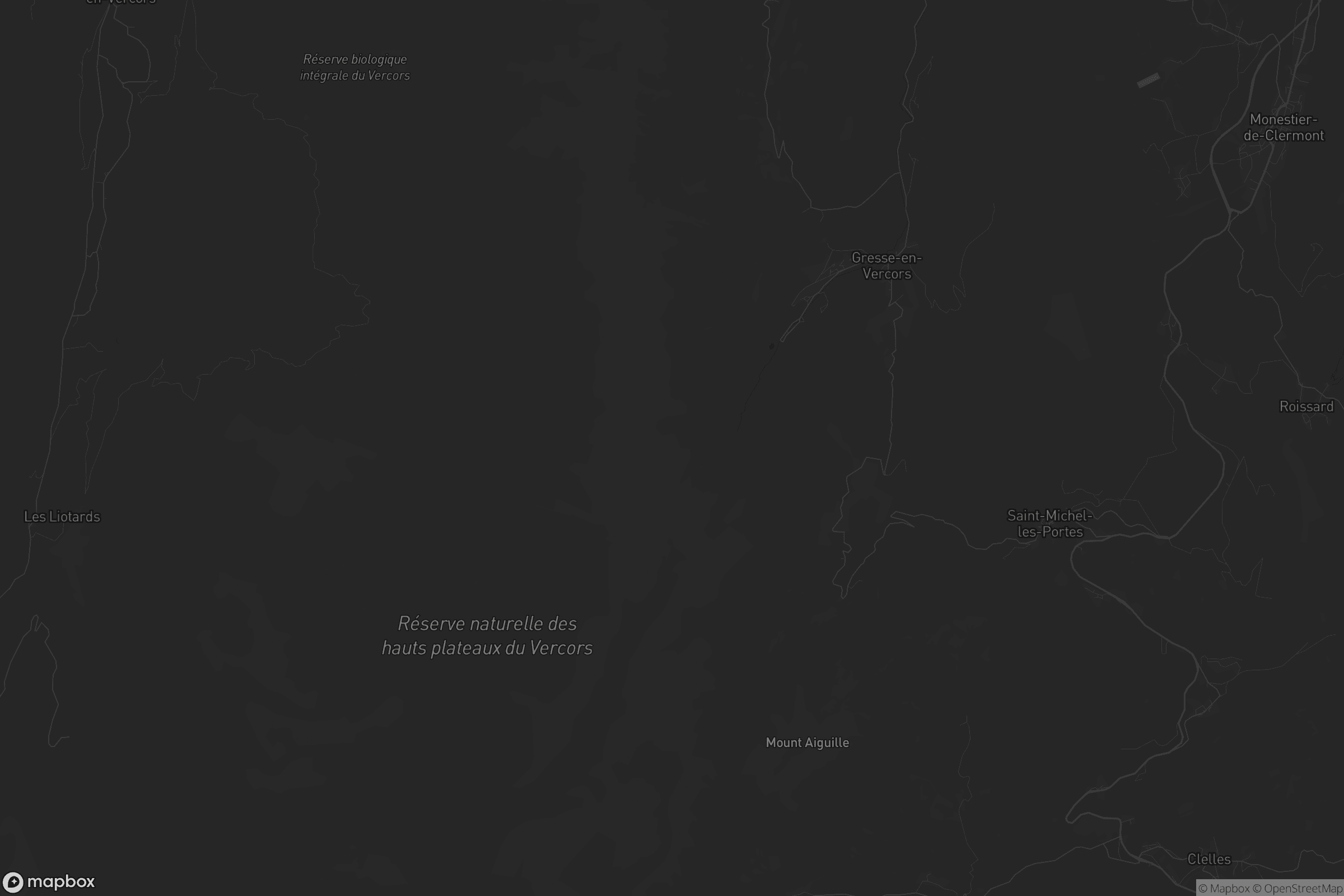 Carte de Gresse-en-Vercors