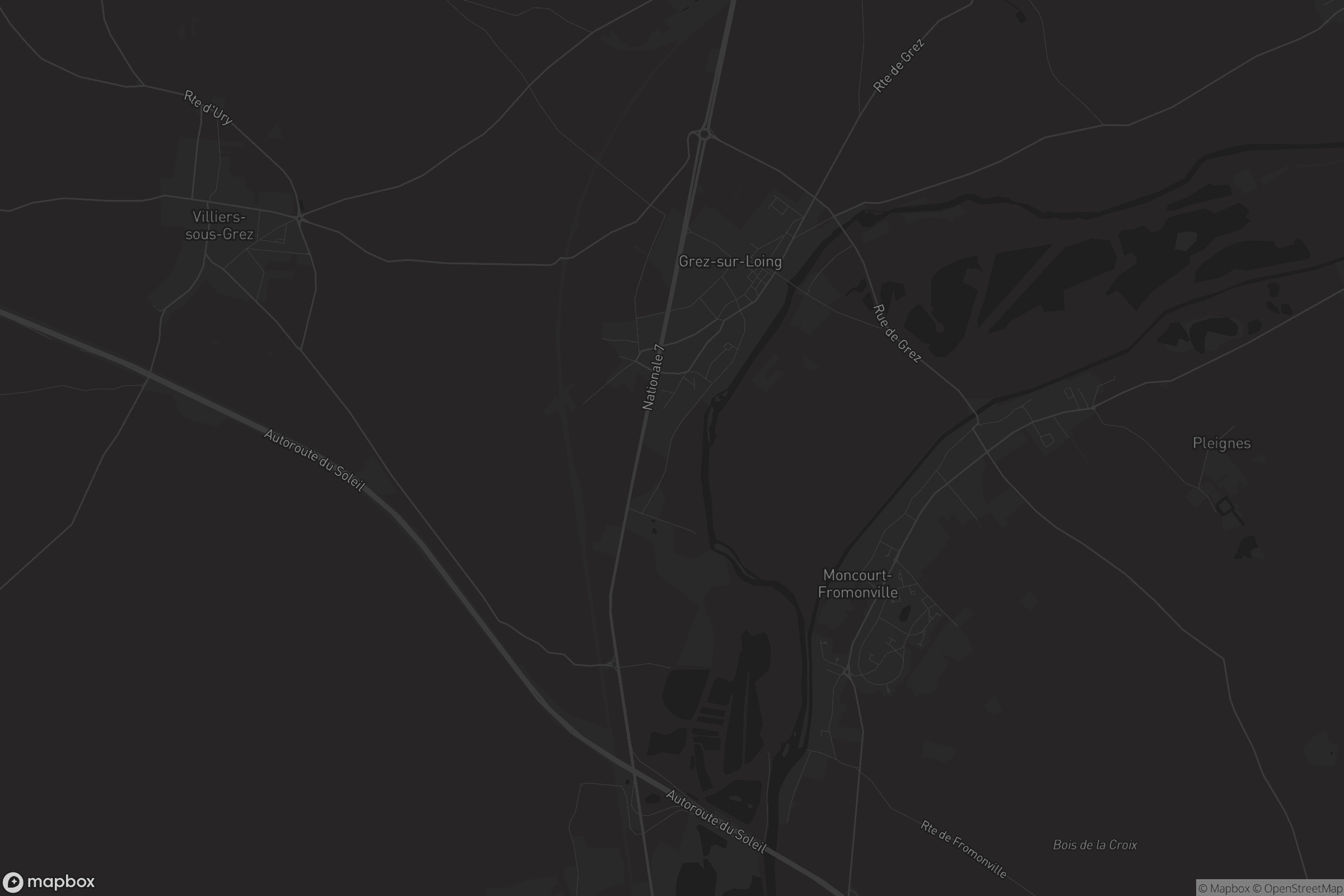 Carte de Grez-sur-Loing