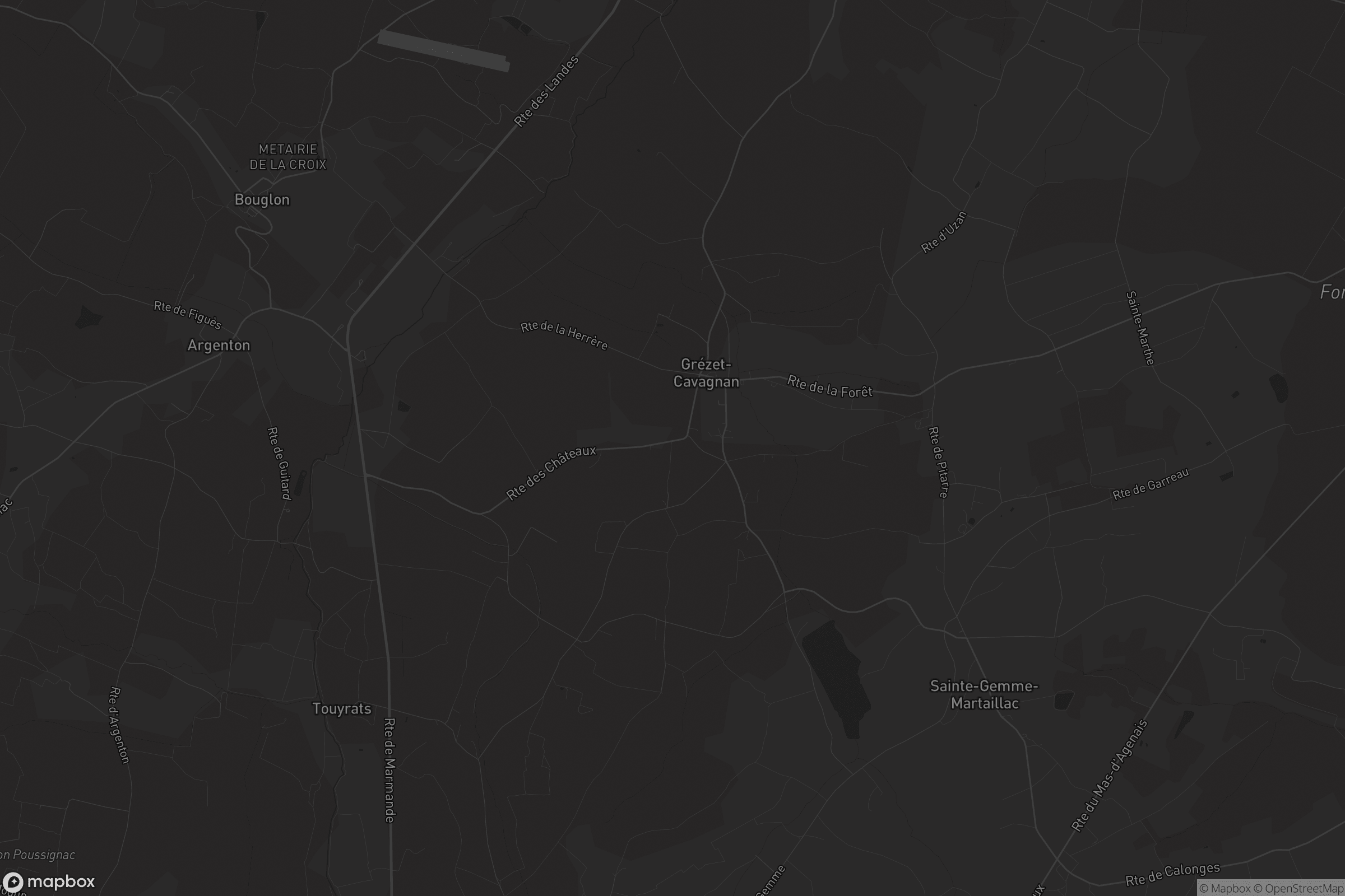 Carte de Grézet-Cavagnan