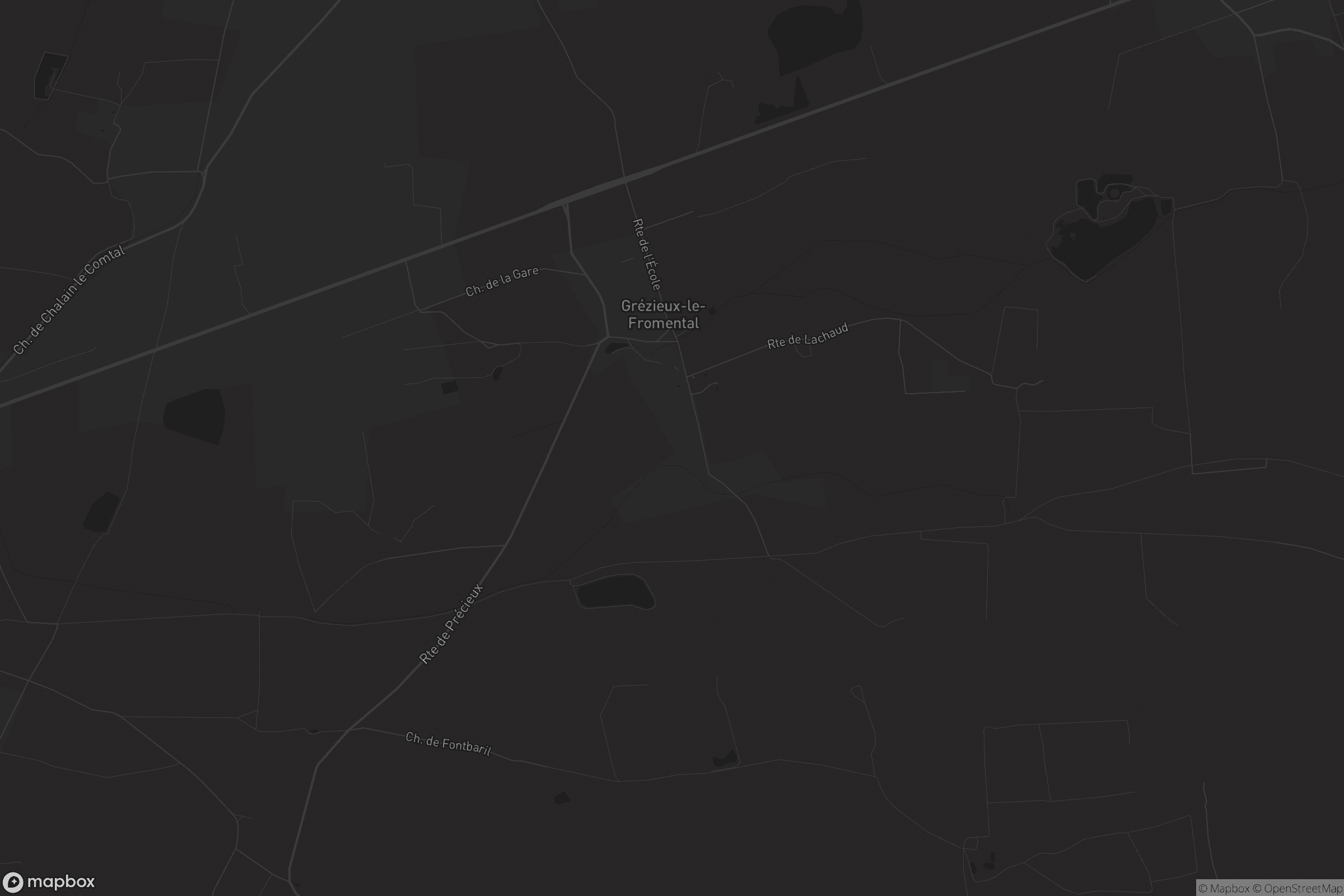 Carte de Grézieux-le-Fromental