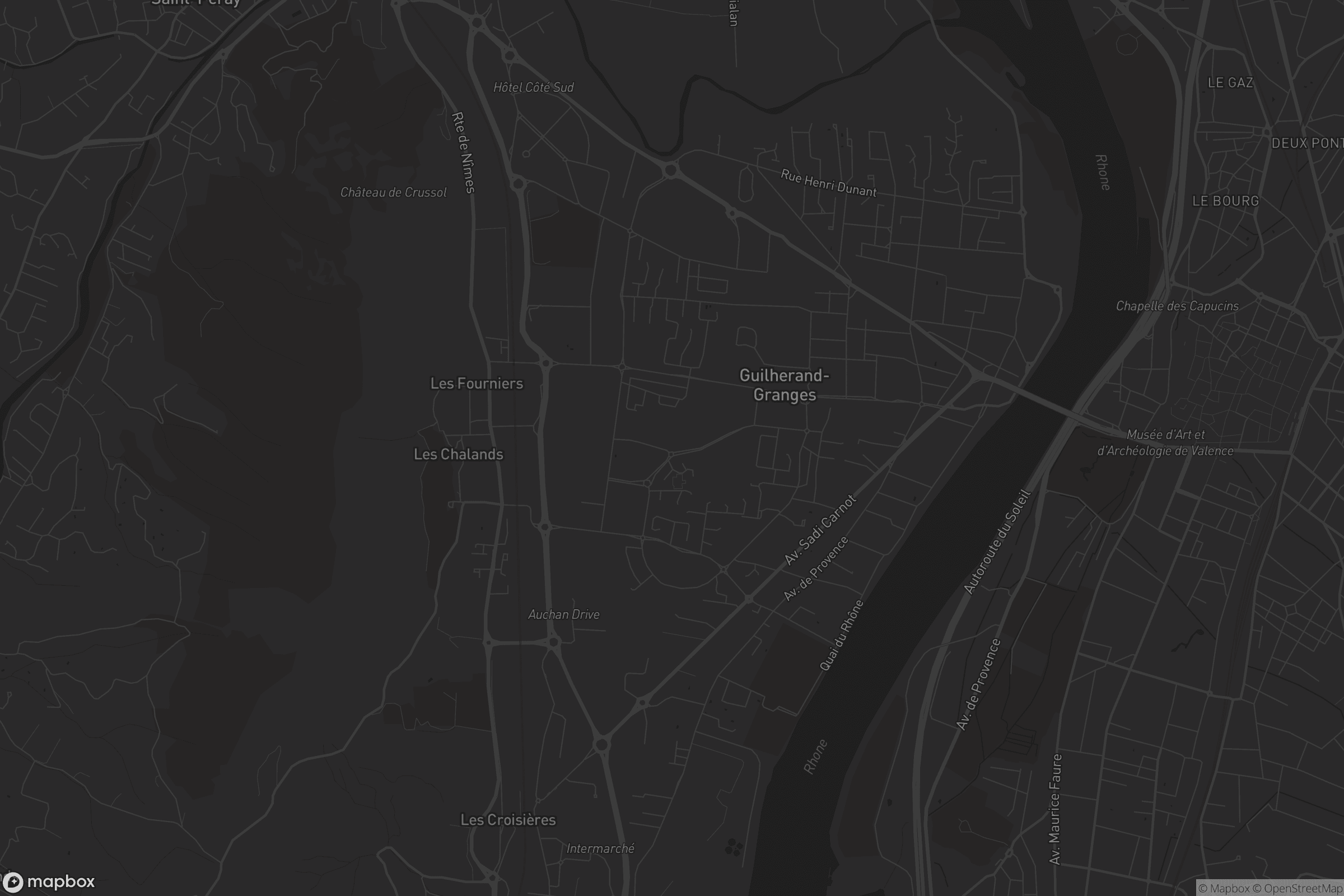 Carte de Guilherand-Granges