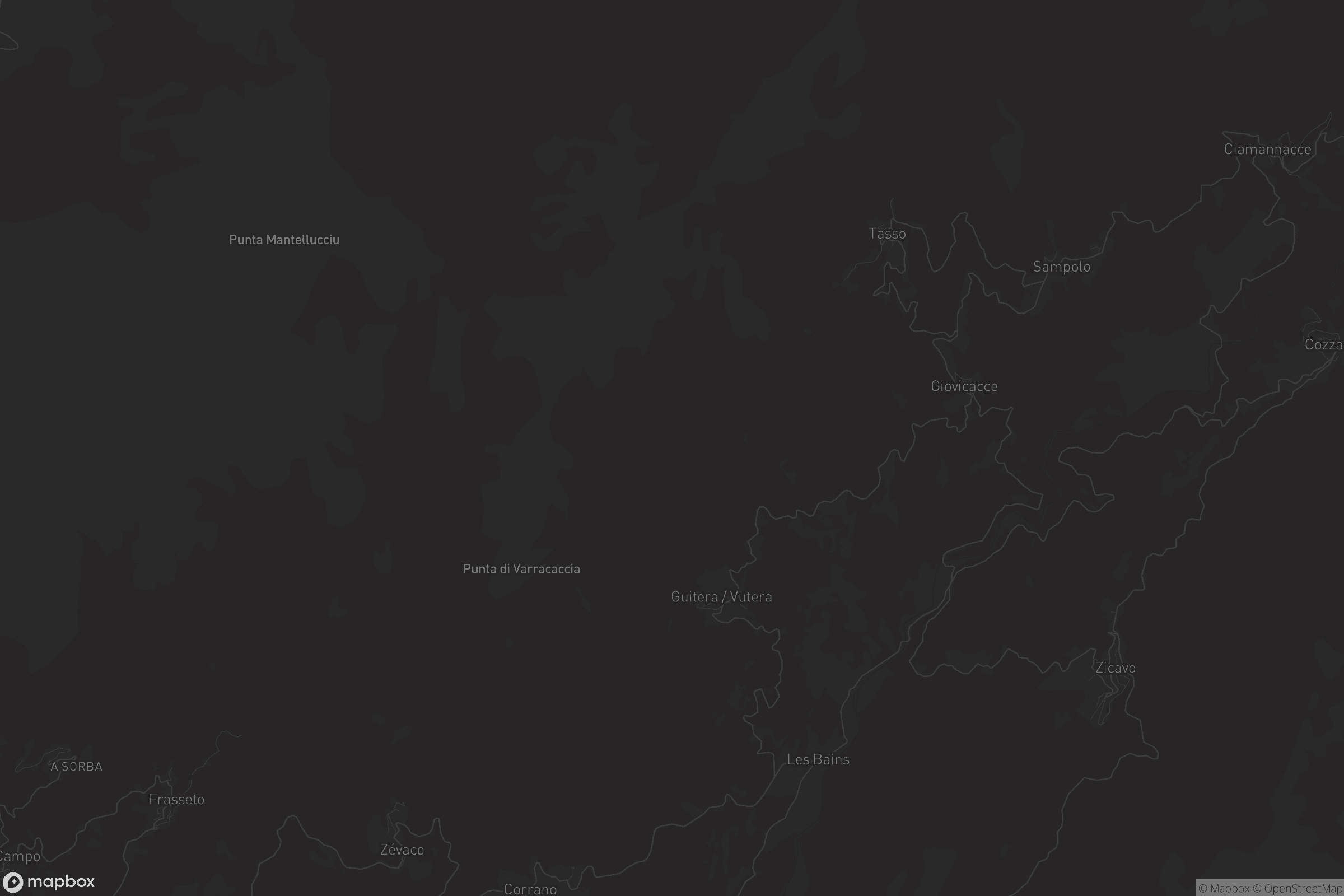 Carte de Guitera-les-Bains