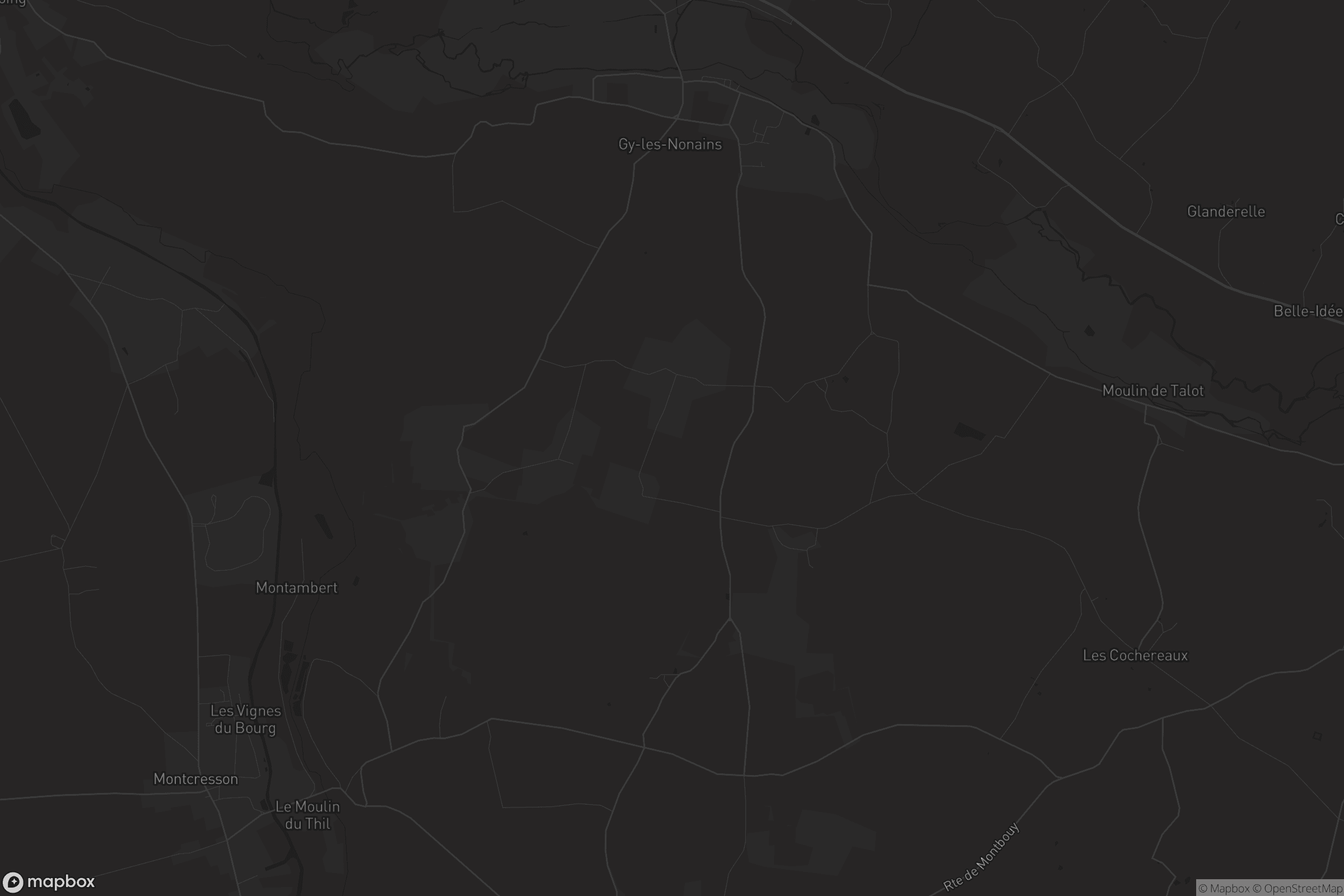 Carte de Gy-les-Nonains