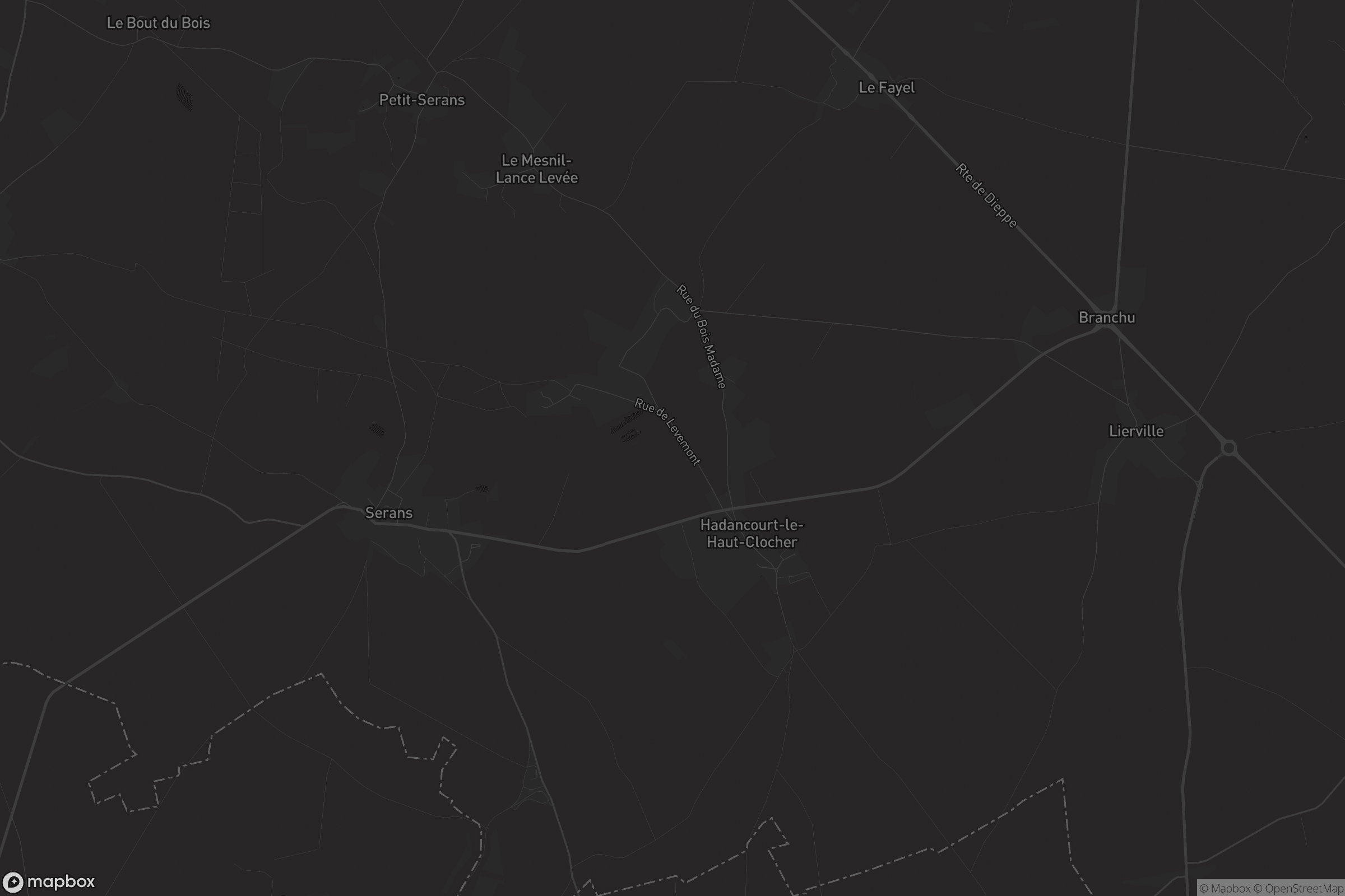 Carte de Hadancourt-le-Haut-Clocher