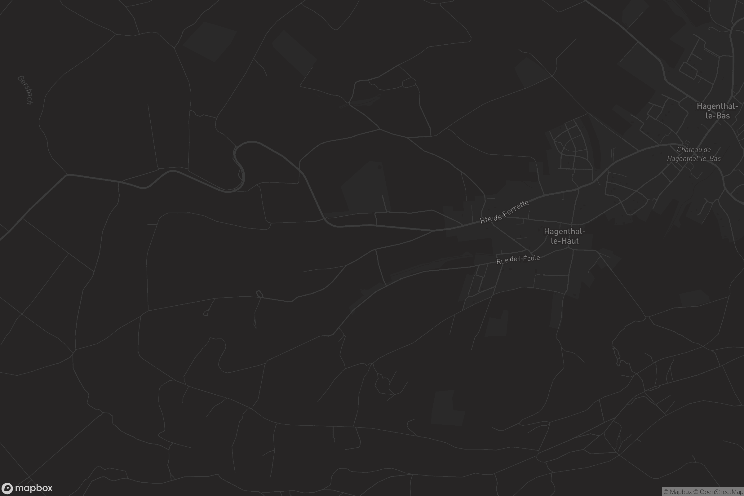 Carte de Hagenthal-le-Haut